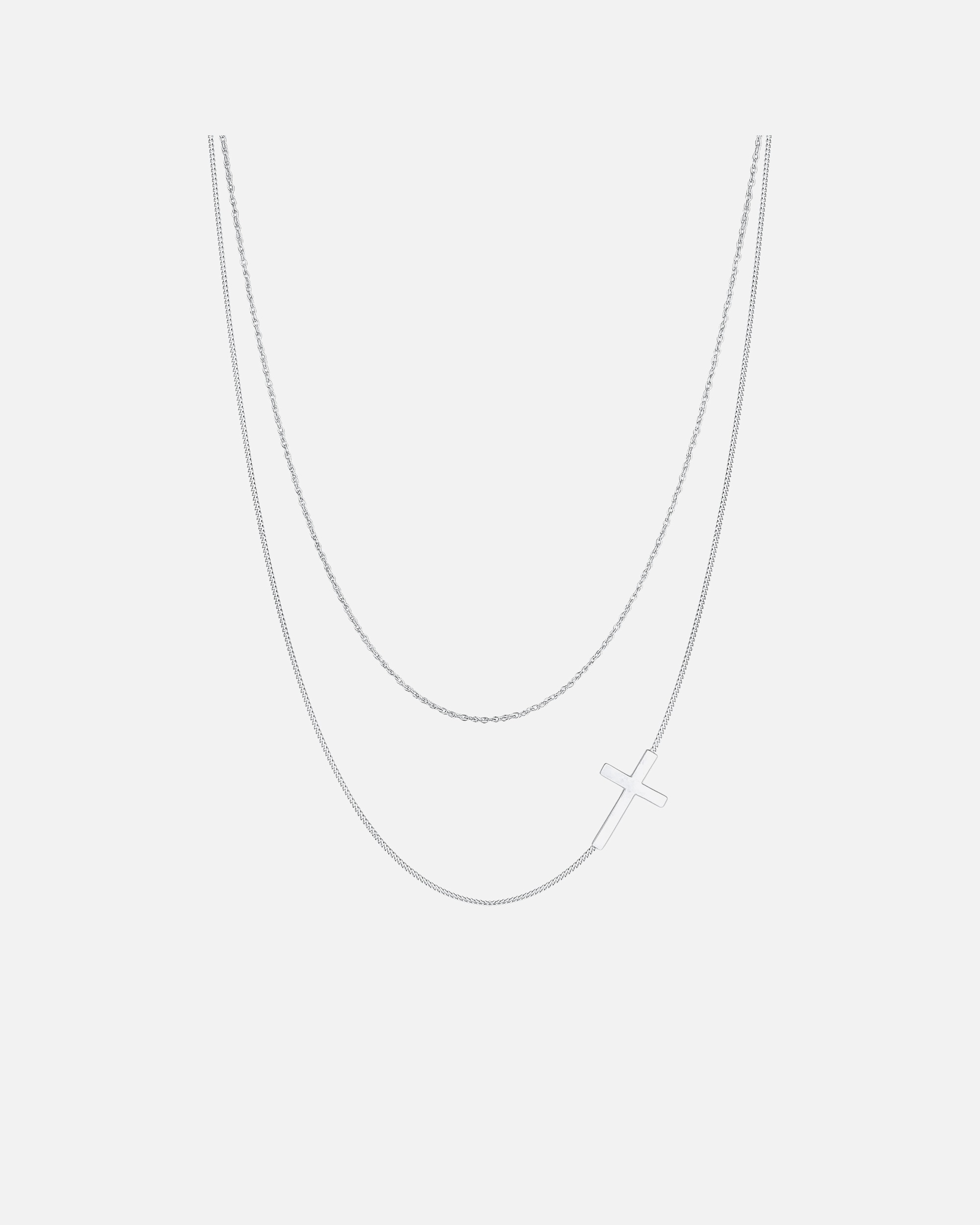 Collier pour Femme Elli Chaîne à maillons torsadé en 925/1000 argent massif silberfarben