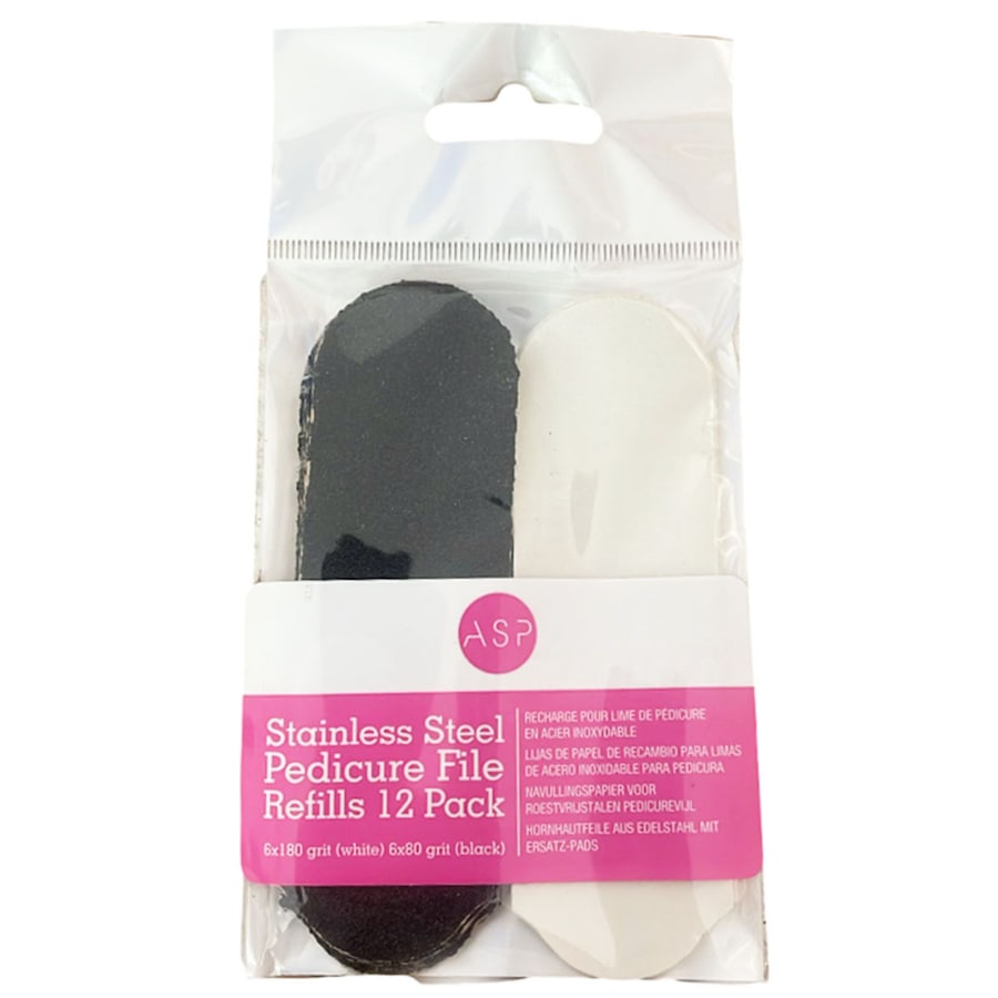 ASP - Recharges pour Limes à Ongles Pieds en Acier - 12 pcs Soin des ongles 12 pieces unisex
