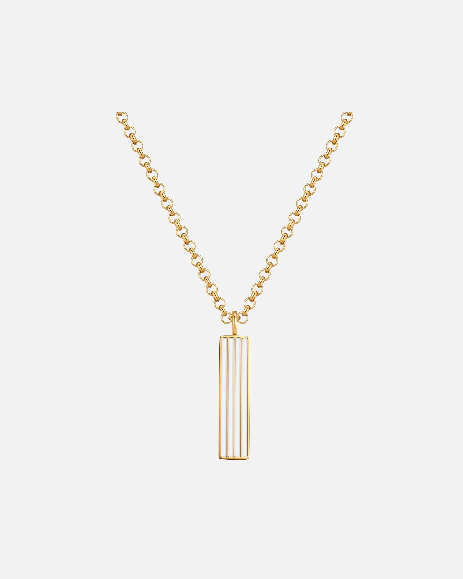Collier pour Femme Glanzstücke München Collier Lettre I en Acier Inoxydable en Doré 40,0 cm Basiskette + 5,0 cm Verlängerung
