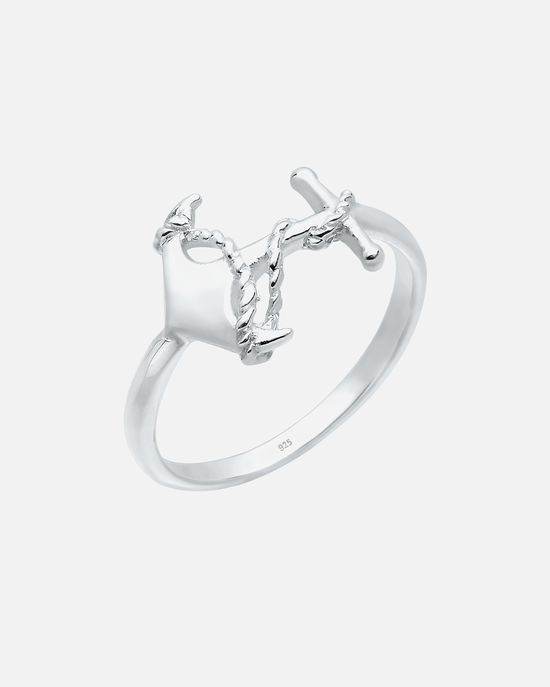 Bague pour Femme Elli Ancre symbole maritime 925 Argent 52