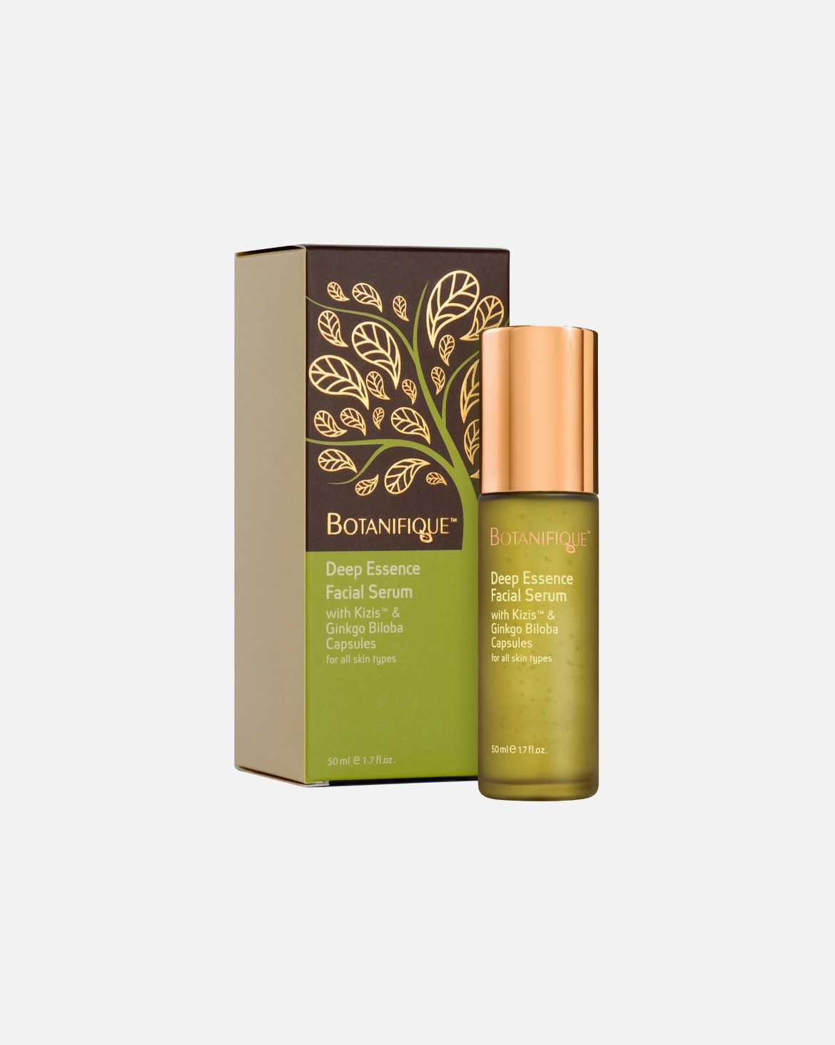 Sérum hydratant pour Unisexe Botanifique Default Brand Line BOTANIFIQUE - Sérum visage Deep Essence - Kizis™ & capsules de Ginkgo biloba - Hydratation et éclat - Tous types de peau - 50 ml BOTANIFIQUE - Sérum visage Deep Essence - Kizis™ & capsules de Ginkgo biloba - Hydratation et éclat - Tous types de peau - 50 ml