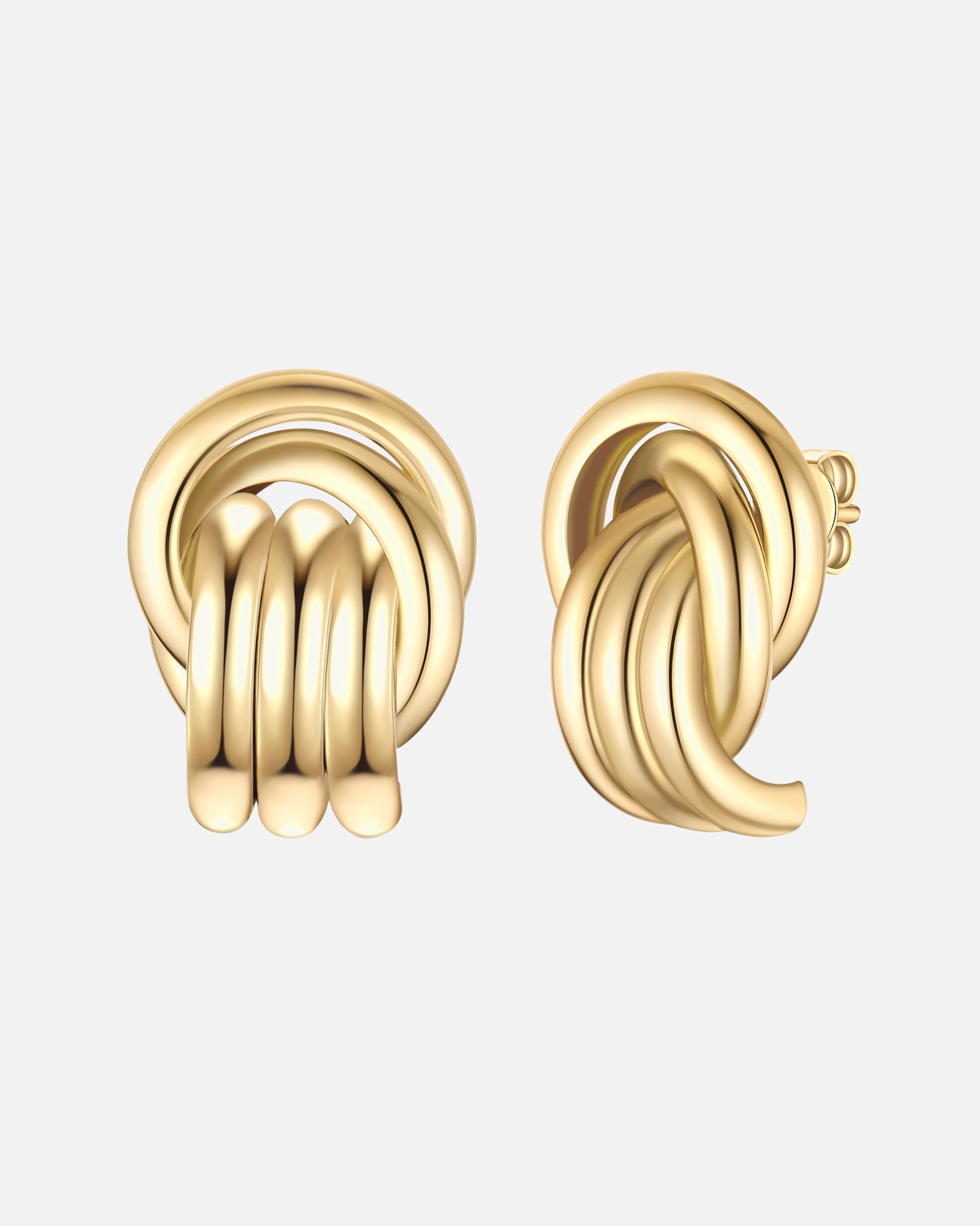 Boucles d'oreilles pour Femme Boucles d'oreilles en laiton doré 27,6 mm