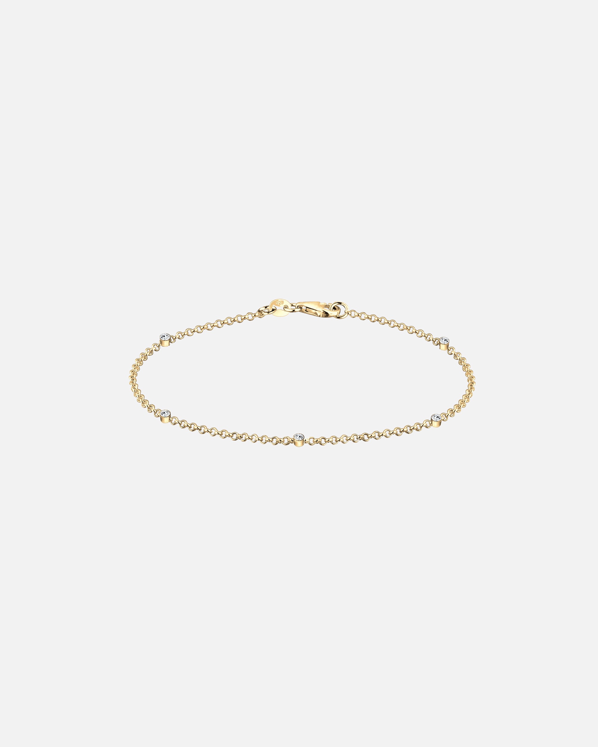 Bracelet pour Femme Elli Cristaux Élégance Basic 925 Argent 20