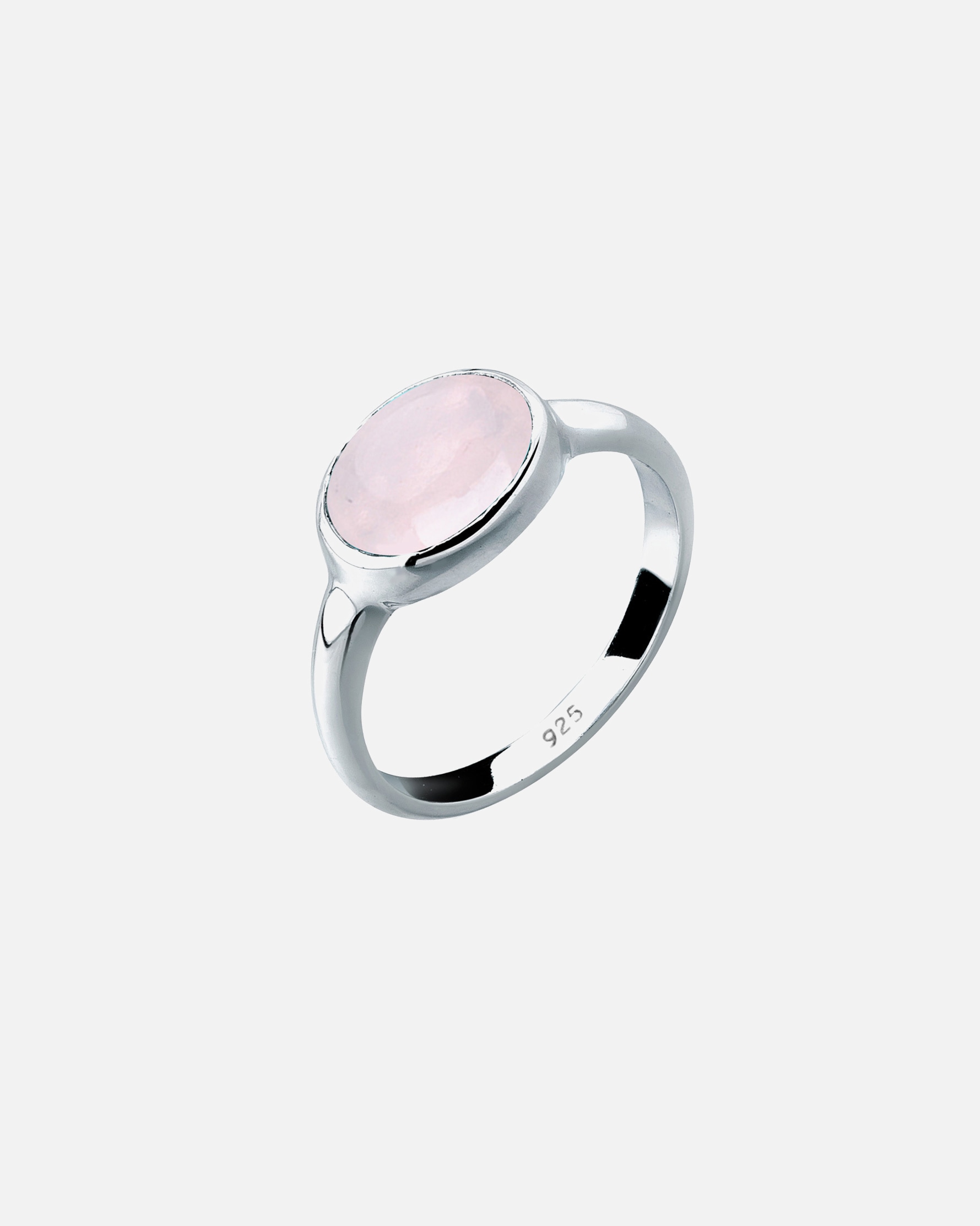 Bague pour Femme Elli Rosenquarz Solitär 925 Sterling Silber 58