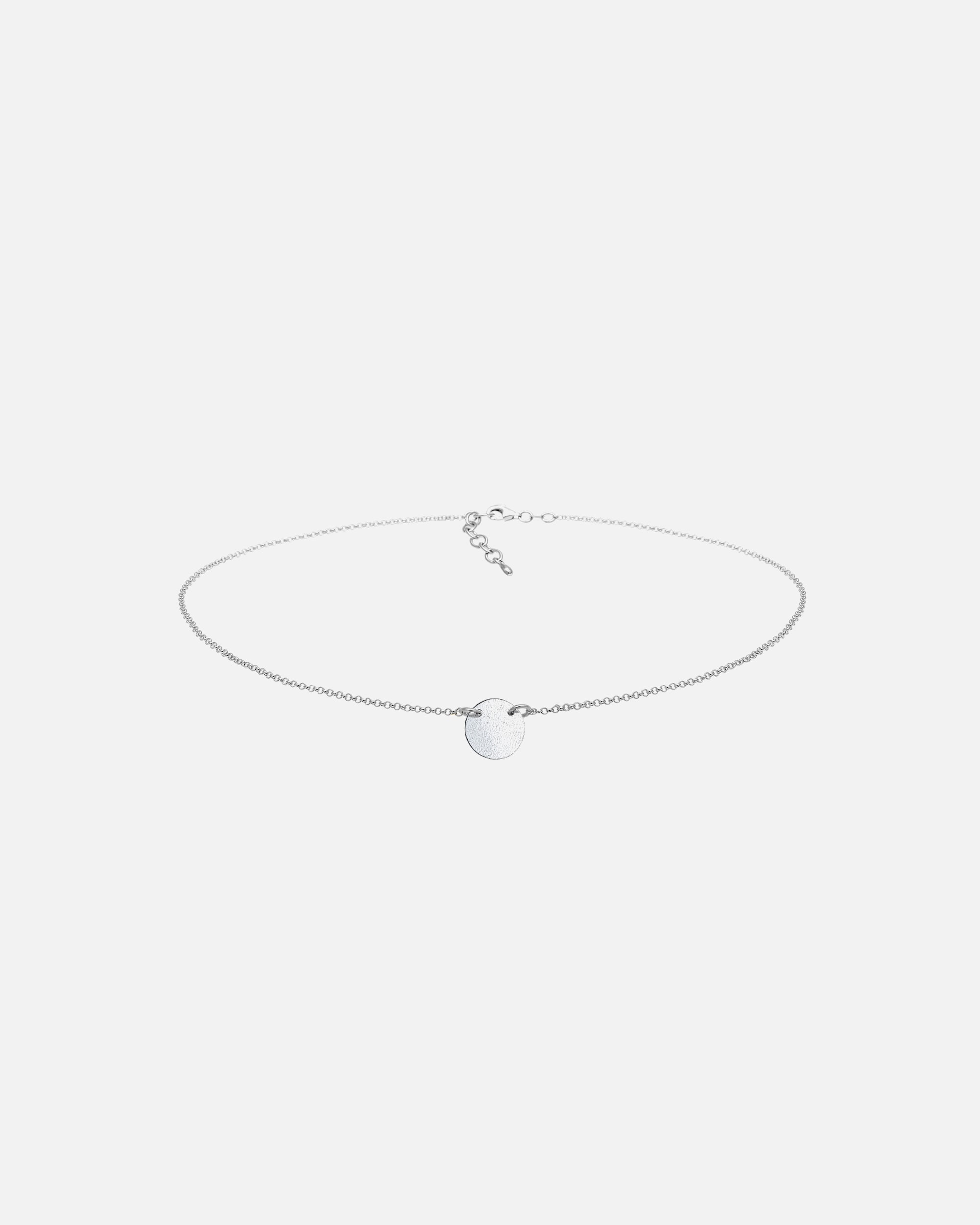 Collier pour Femme Elli Femme Choker Paillette Simple - (925/1000) Argent silberfarben