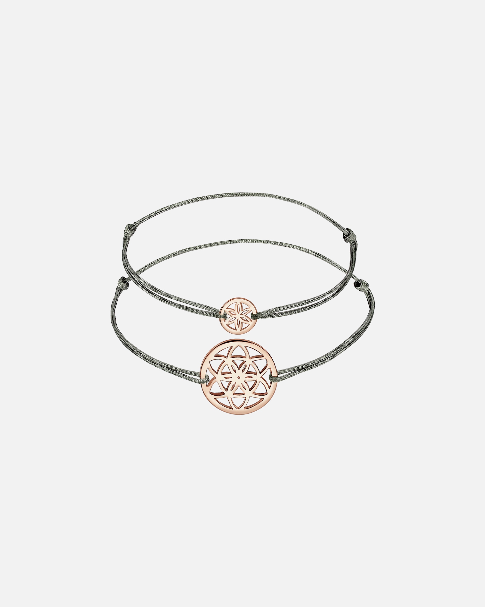 Bracelet pour Femme Elli Femmes motif Fleur de vie Basic en argent sterling 925 plaqué or rose rosefarben