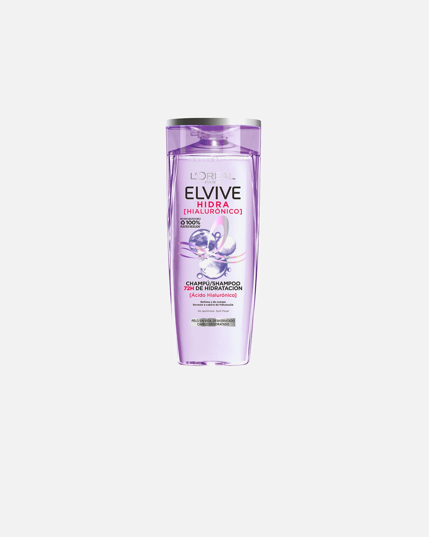 Shampooing pour Femme L’Oréal Paris ELVIVE HYDRA HYALURONIC shampooing hydratation 72h 690 ml