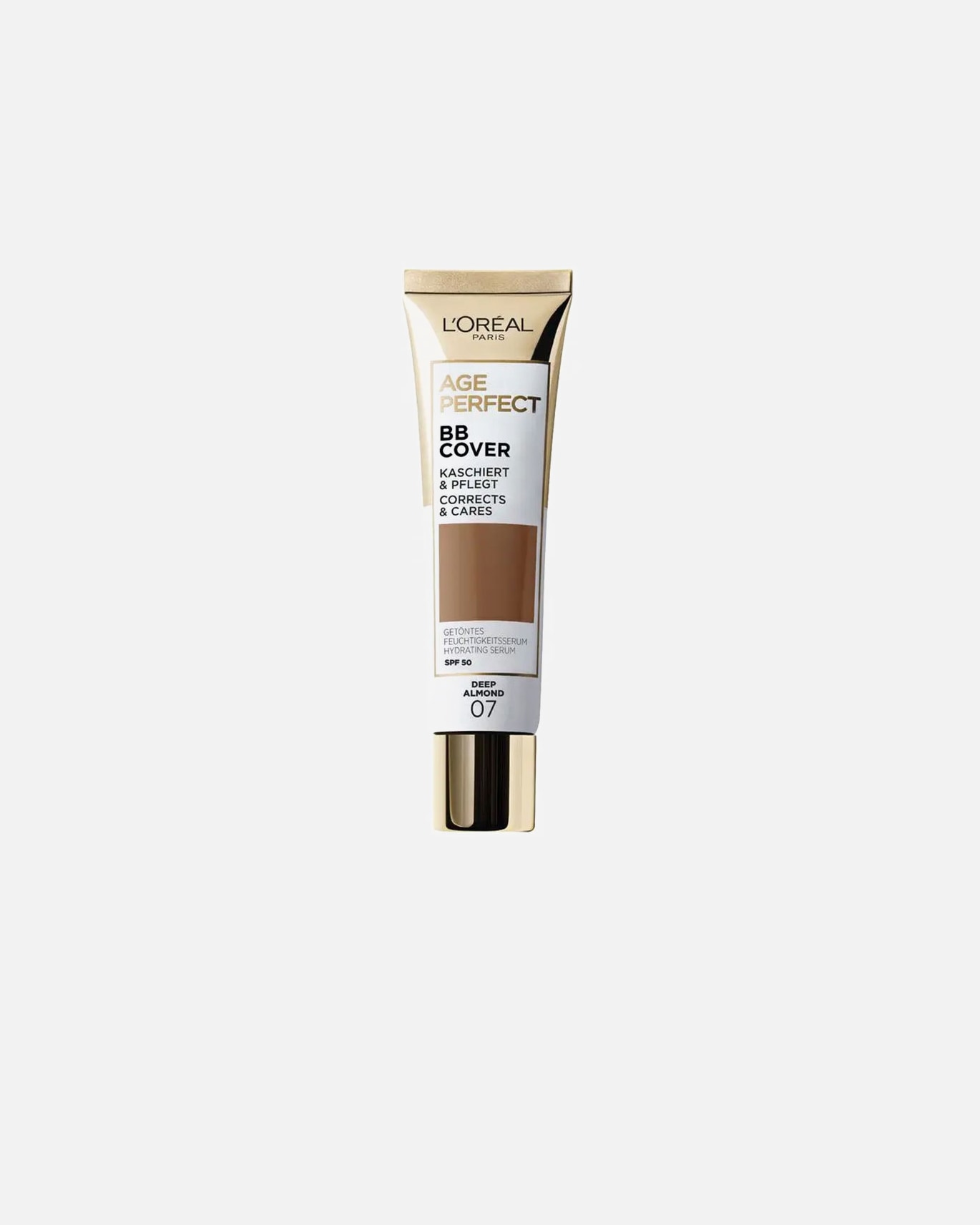 BB crème pour Unisexe L’Oréal Paris AGE PERFECT BB COVER maquillage liquide SPF50 07-amande profonde
