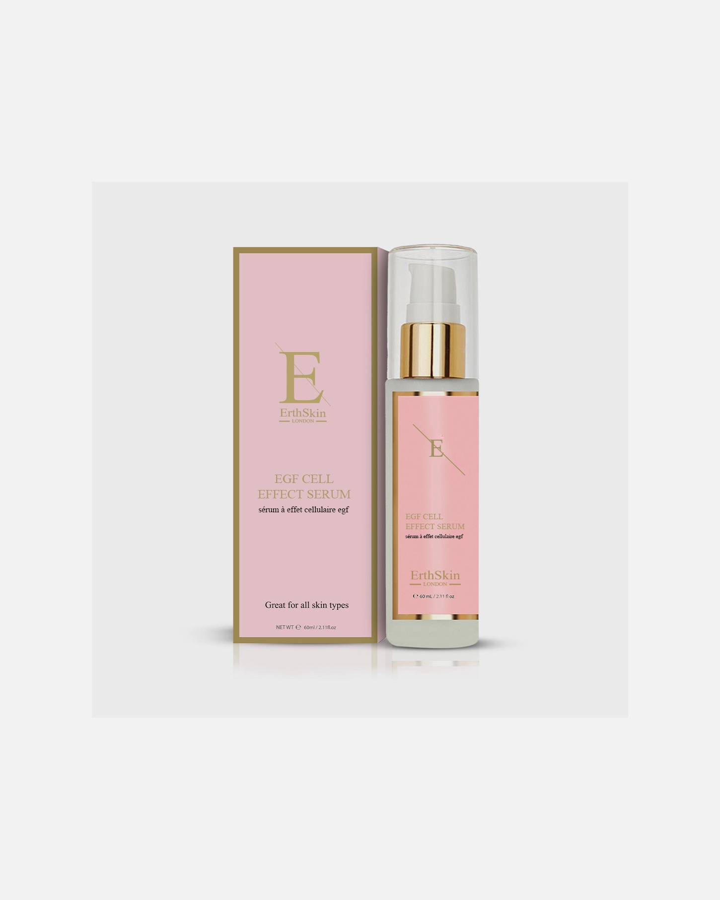 Sérum anti-âge pour Femme ErthSkin London Sérum à effet cellulaire EGF 1 pièce