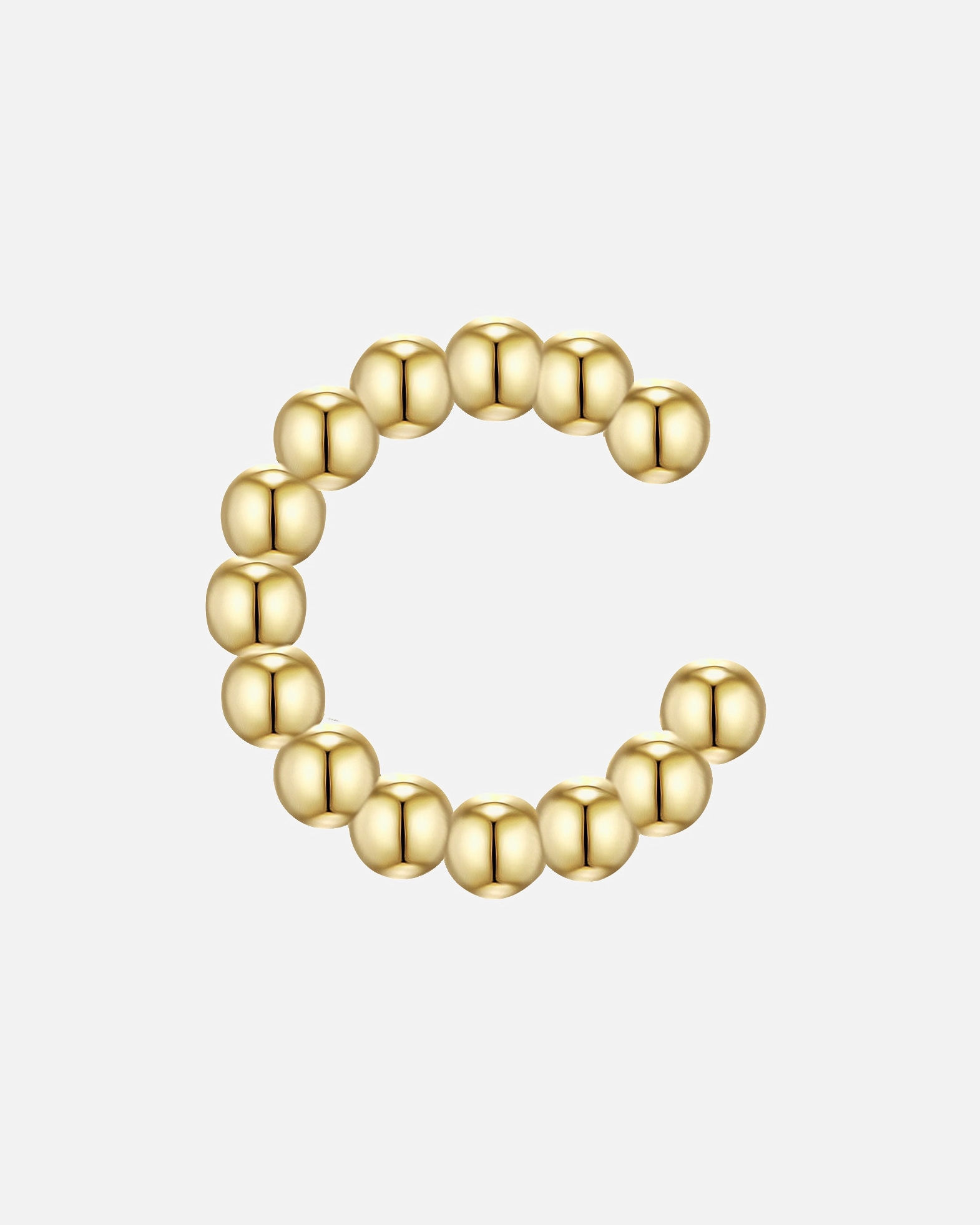 Boucles d'oreilles Ear Cuff pour Femme Glanzstücke München Boucles d'oreilles or jaune