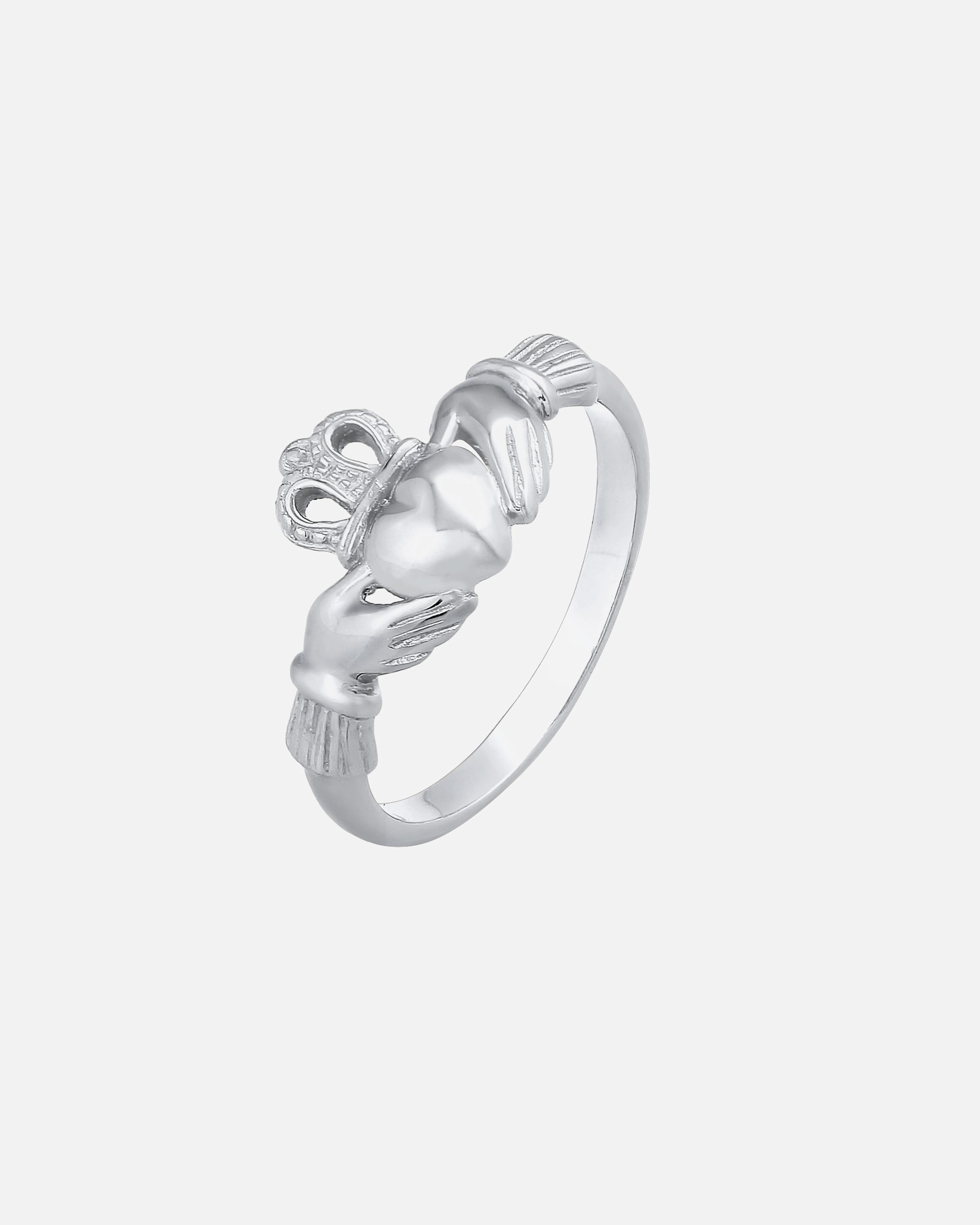 Bague pour Femme Elli Claddagh cœur couronne Argent Sterling 925 52