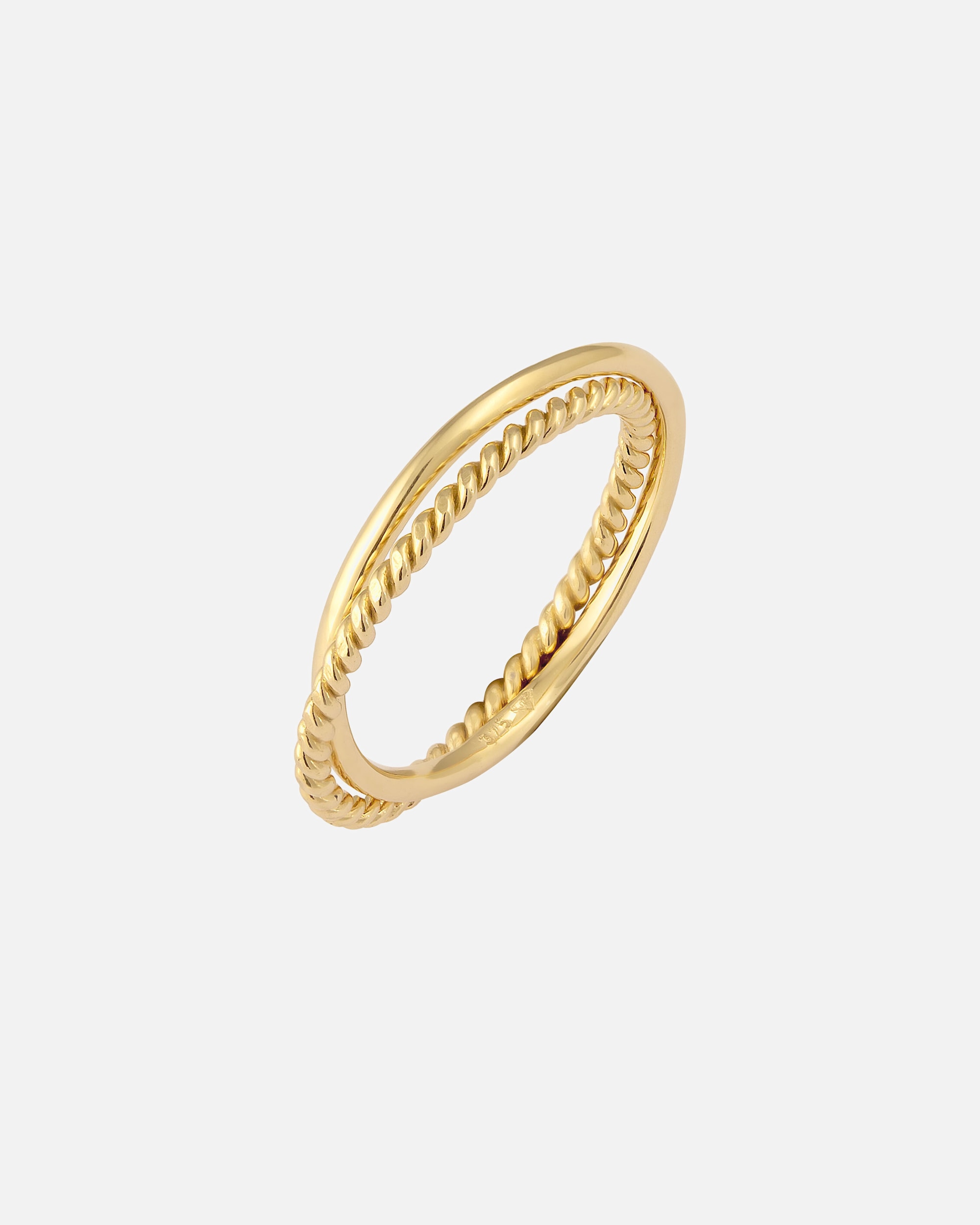 Bague pour Femme Elli PREMIUM Anneau 375 Or Jaune 50