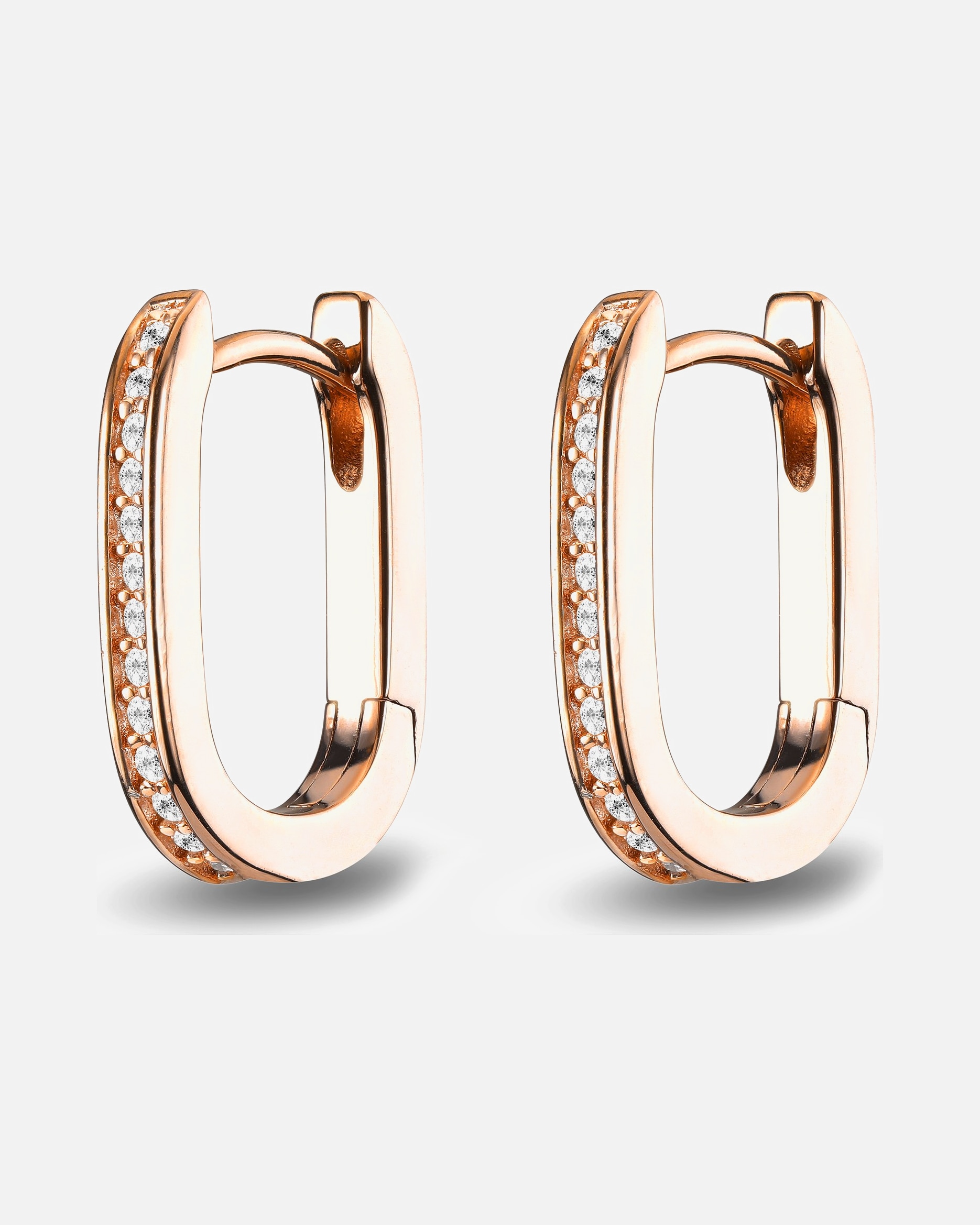 Créoles pour Femme Jette Boucles d'oreilles or rose