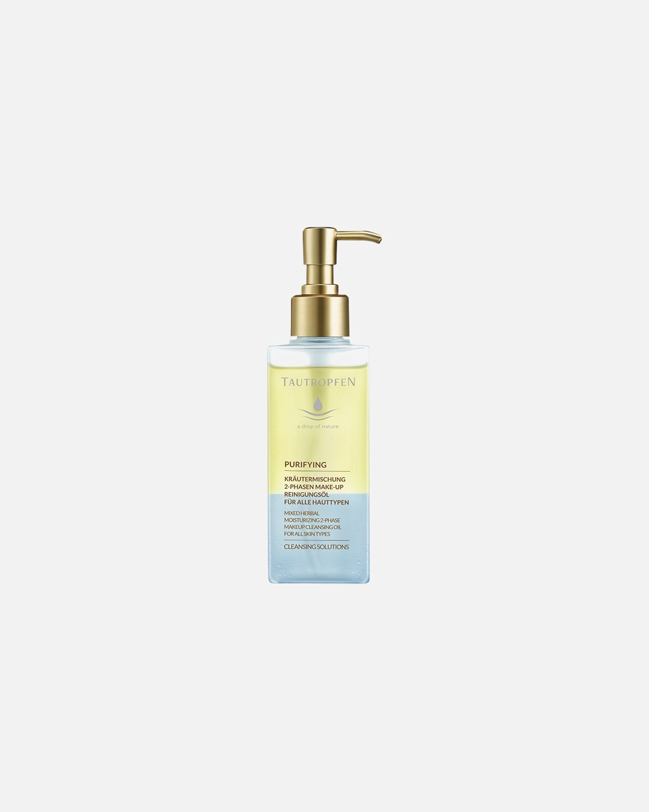 Huile nettoyante visage pour Femme Tautropfen Huile nettoyante biphasée 150 ml