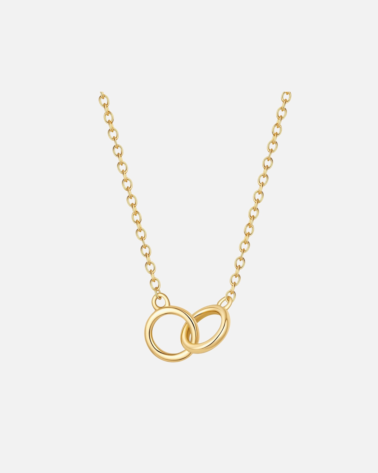 Collier pour Femme Glanzstücke München Collier en argent sterling dans or jaune 40,0 cm Basiskette + 5,0 cm Verlängerung