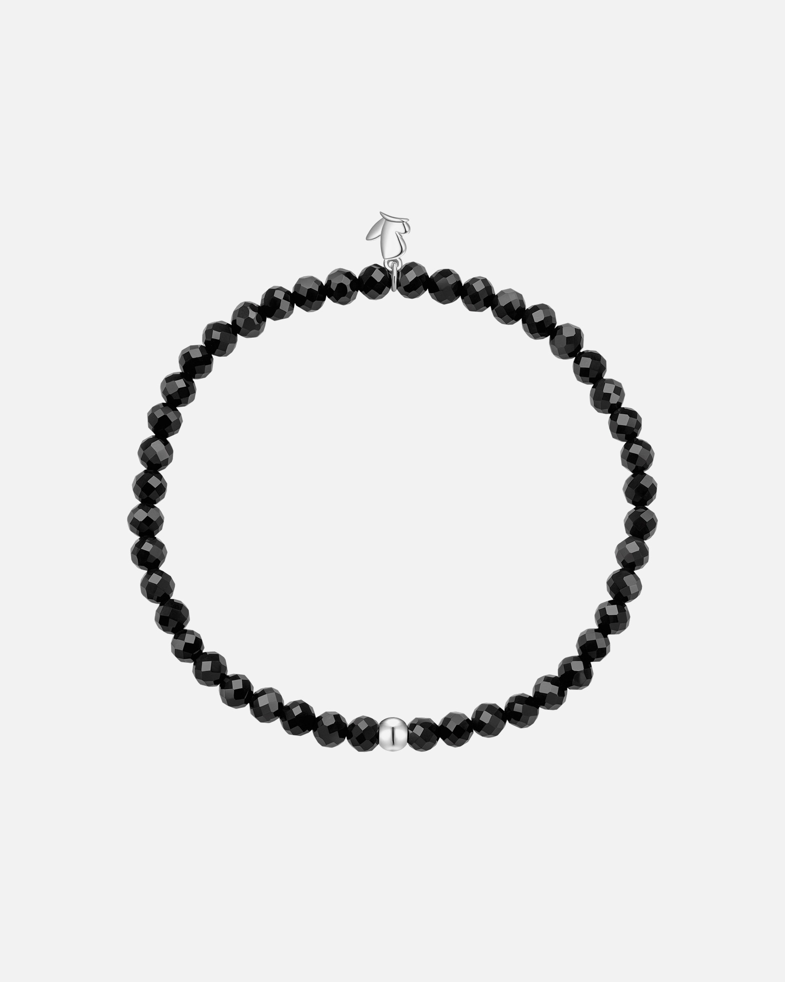 Bracelet pour Femme Glanzstücke München Bracelet en pierre précieuse en acier inoxydable en argent avec agate 17,0 cm