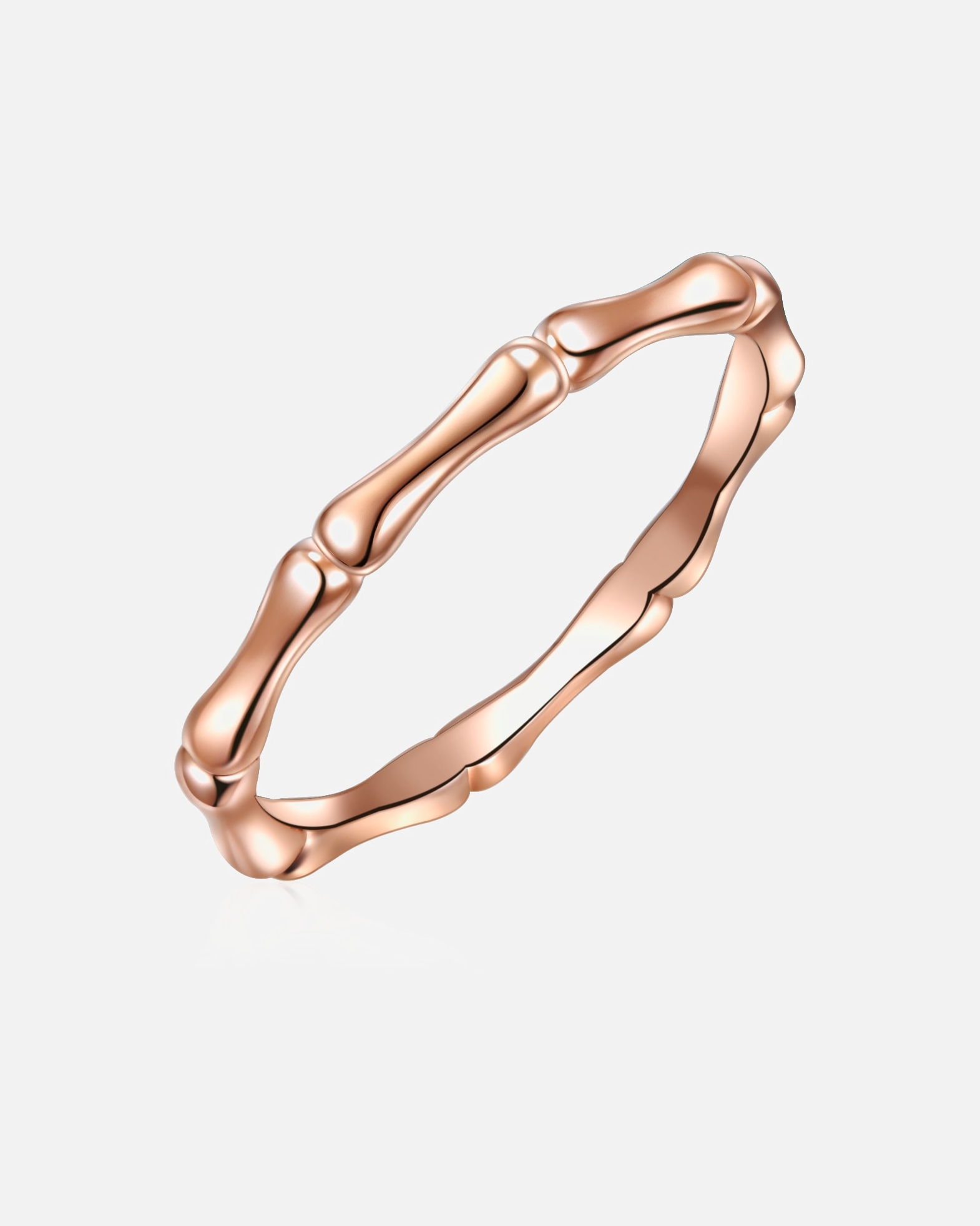 Bague pour Femme Glanzstücke München Bague en argent Argent sterling en Or rose 60