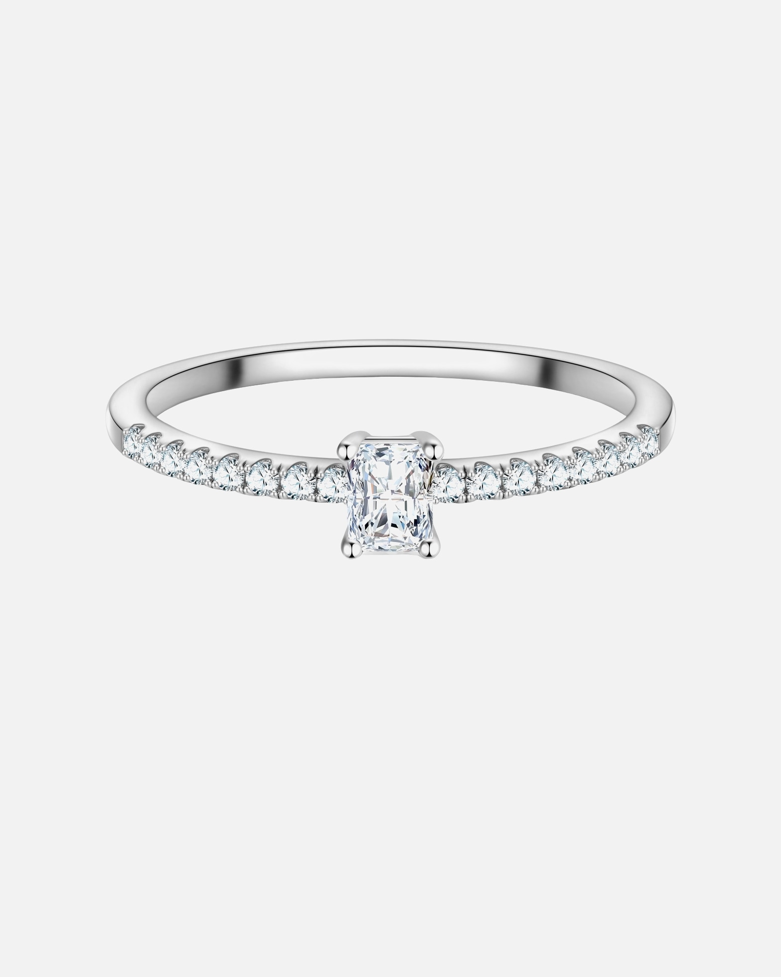 Bague pour Femme Trilani Bague en Argent Sterling en argent avec Zirconium 50