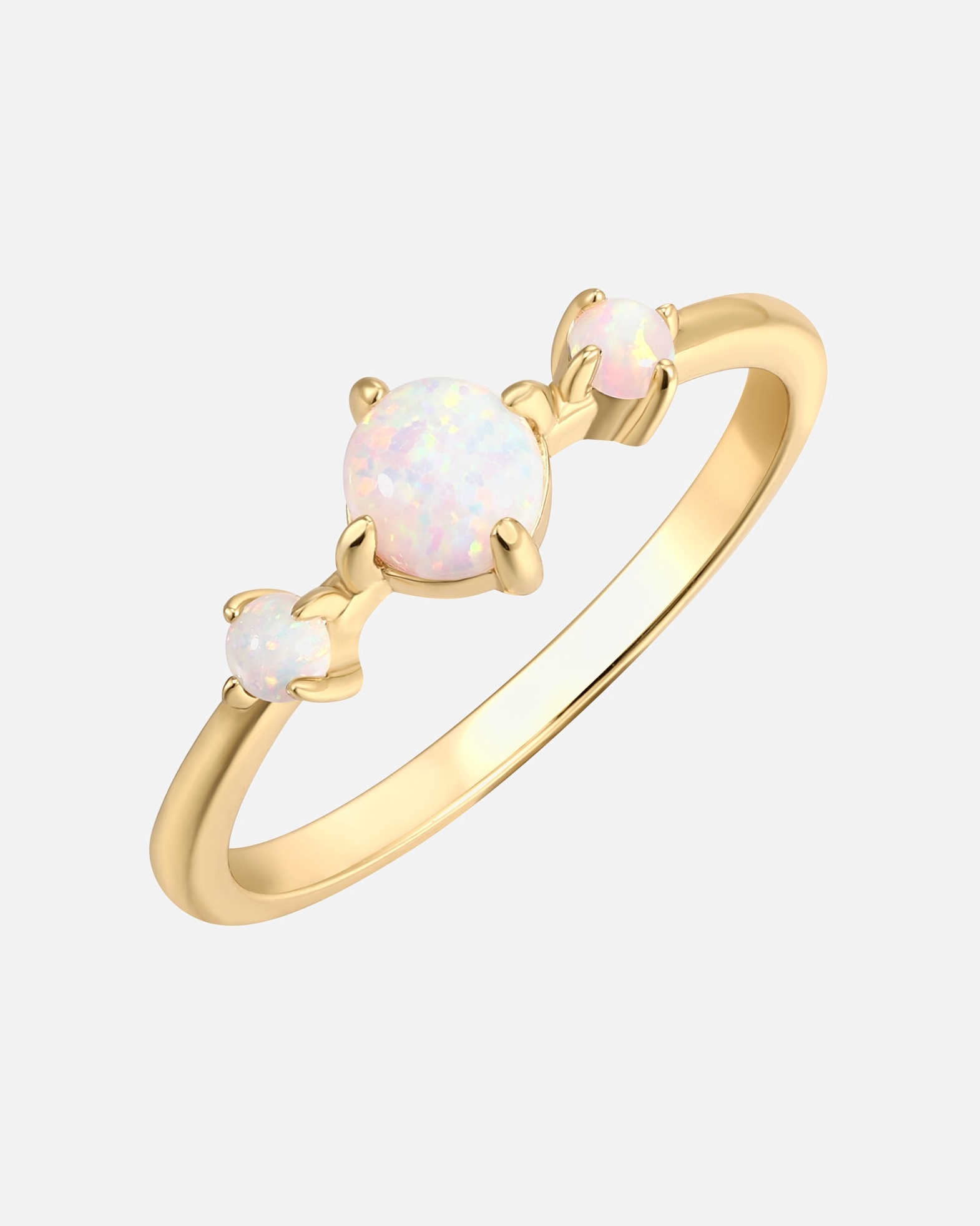 Bague pour Femme Rafaela Donata Bague en Argent sterling en Or jaune 60