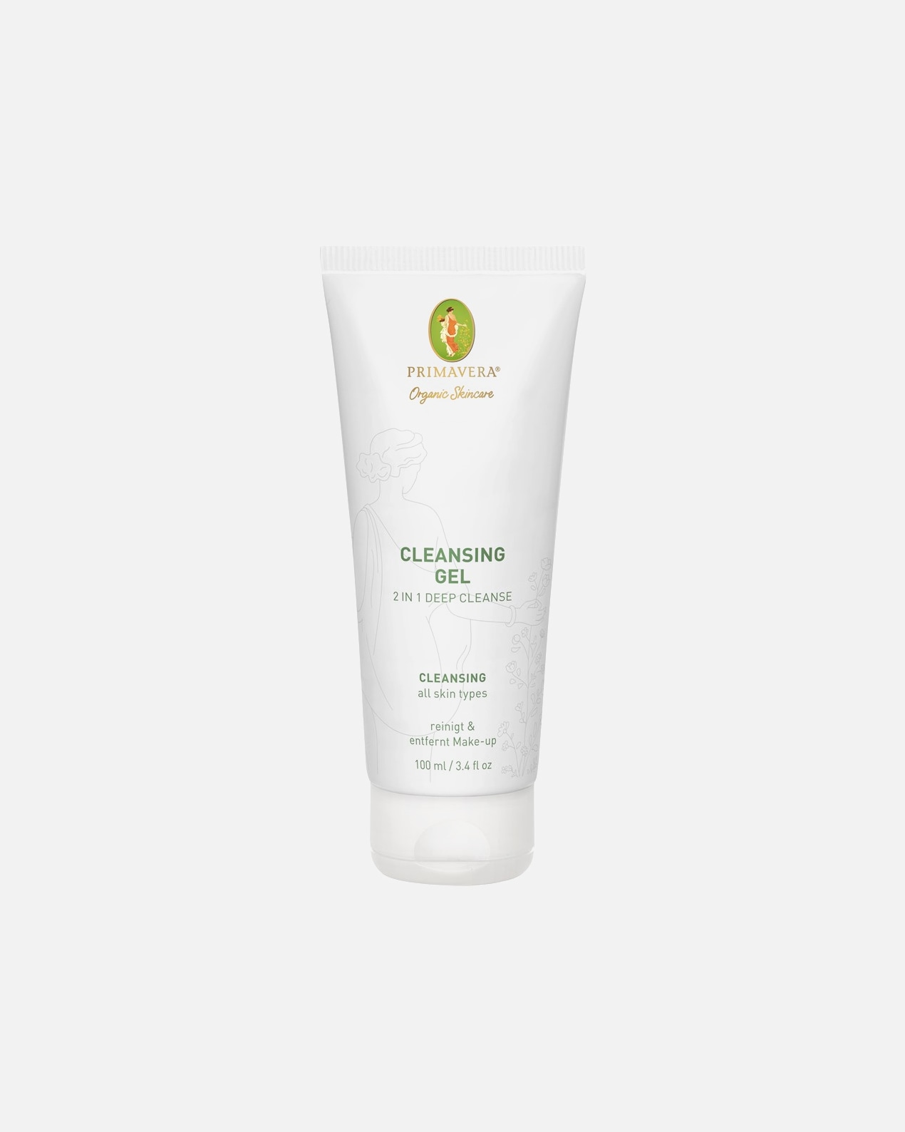 Gel nettoyant pour Femme Primavera Gel nettoyant 2 en 1 Deep Cleanse 100 ml