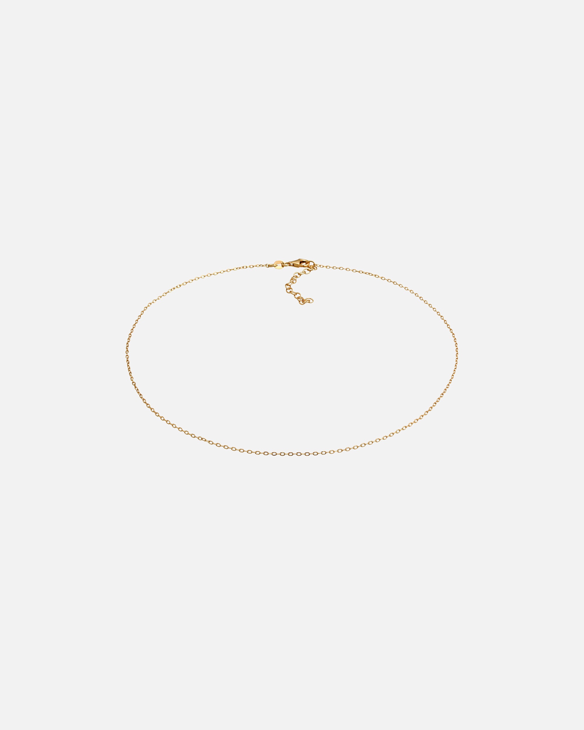 Collier pour Femme Elli Elli Choker Femmes Chaîne à maillons fins Argent Sterling 925 Minimalisme 36 cm goldfarben