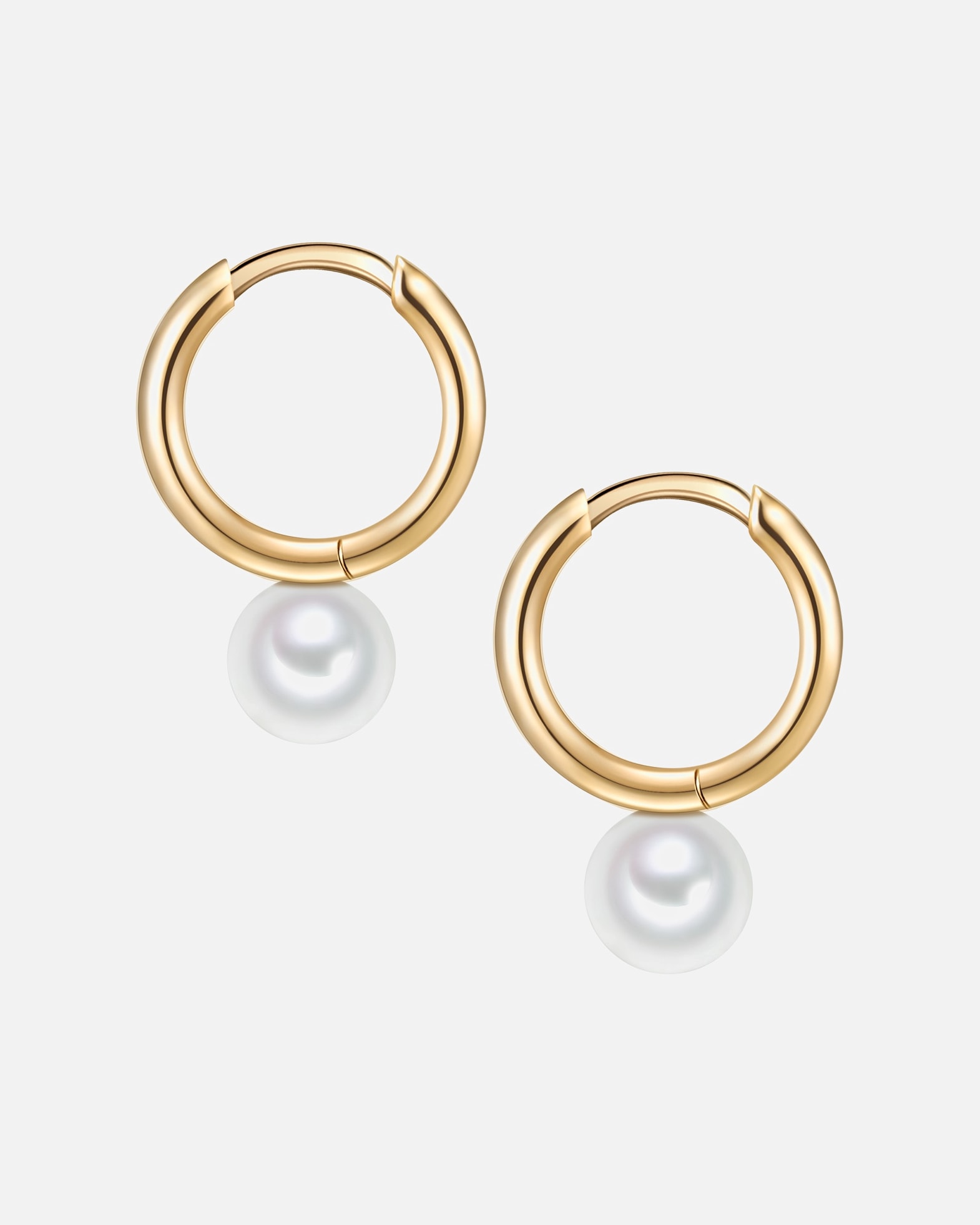 Créoles pour Femme Valero Pearls Boucles d'oreilles or