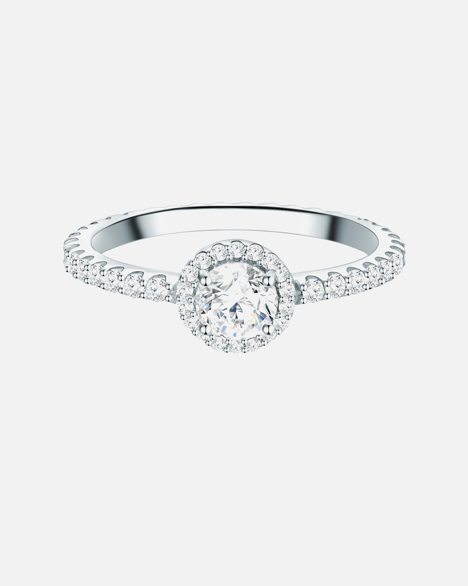 Bague pour Femme Bague en argent Argent sterling Oxyde de zirconium (CZ) en Argent 58