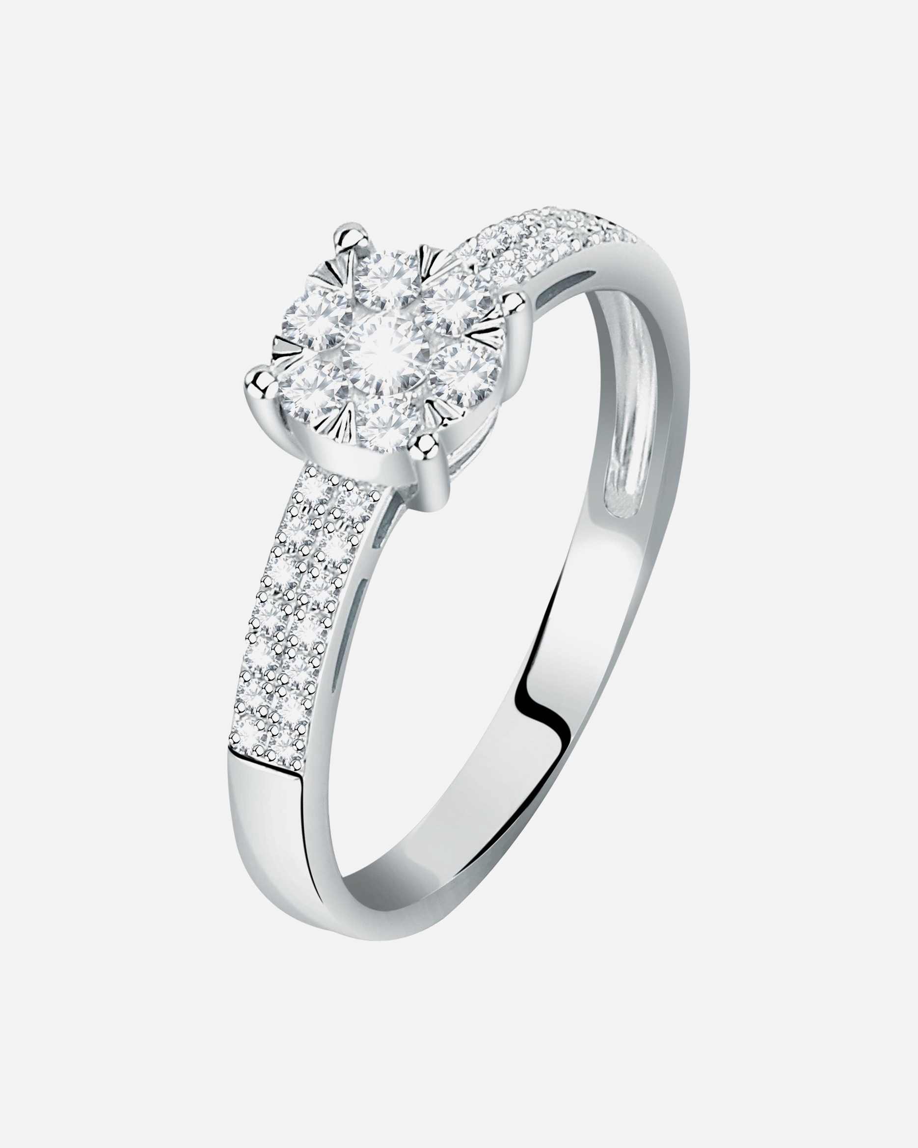 Bague pour Femme CHRIST Bagues or blanc 52