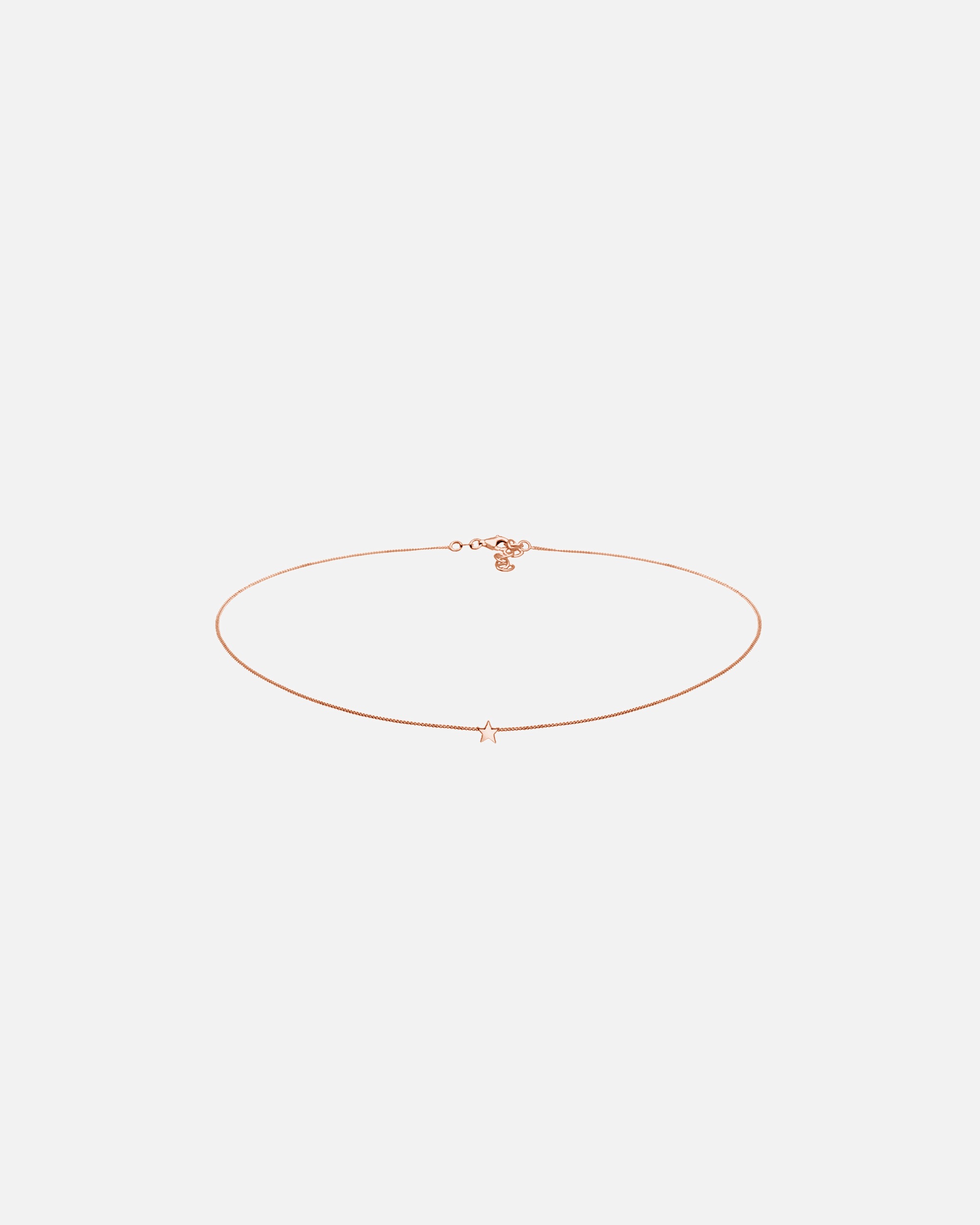 Collier pour Femme Elli Basic étoile Astro choker 925 Argent rosefarben