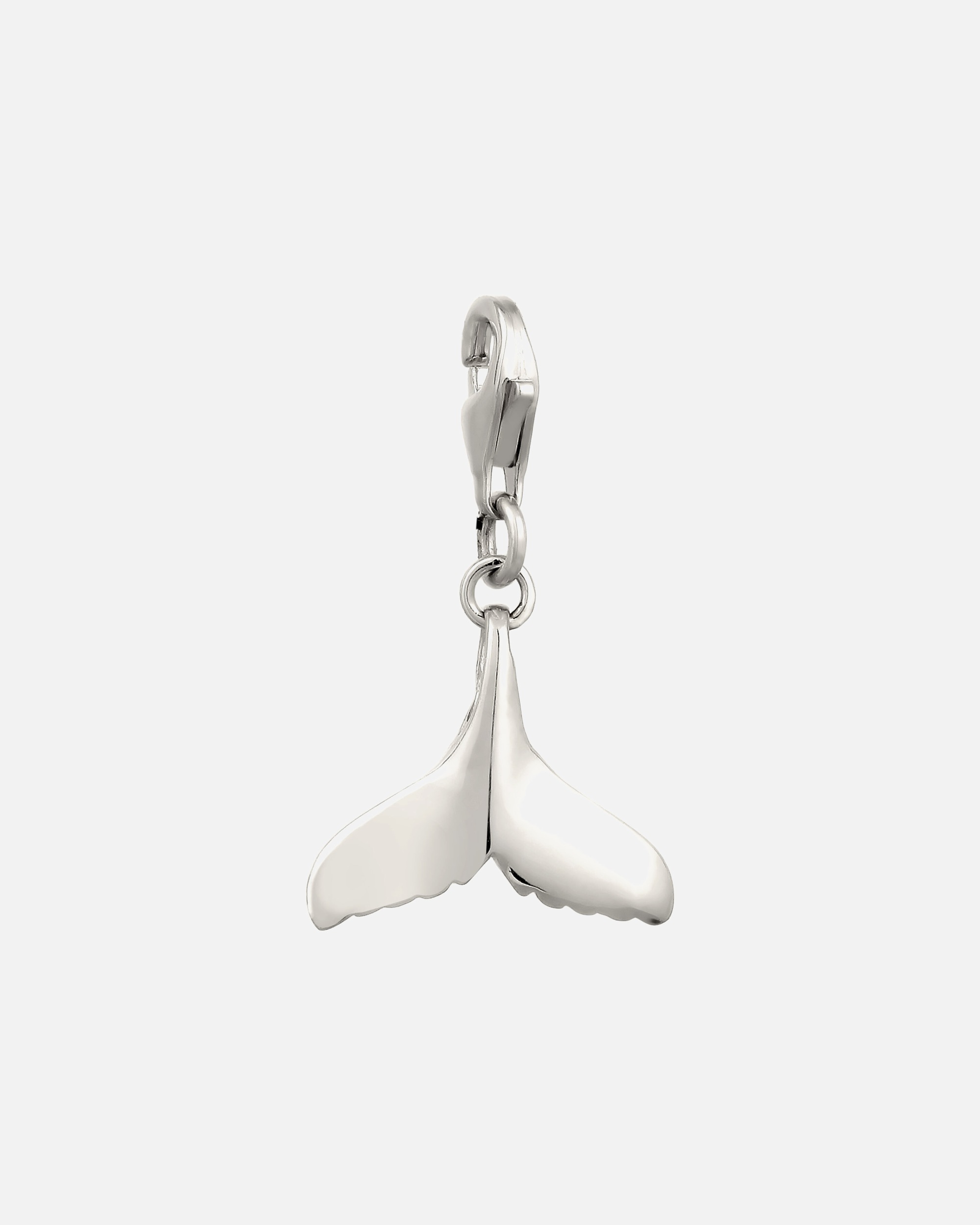 Pendentif pour Femme Nenalina Femmes pendentif nageoire de baleine en argent sterling 925 silberfarben