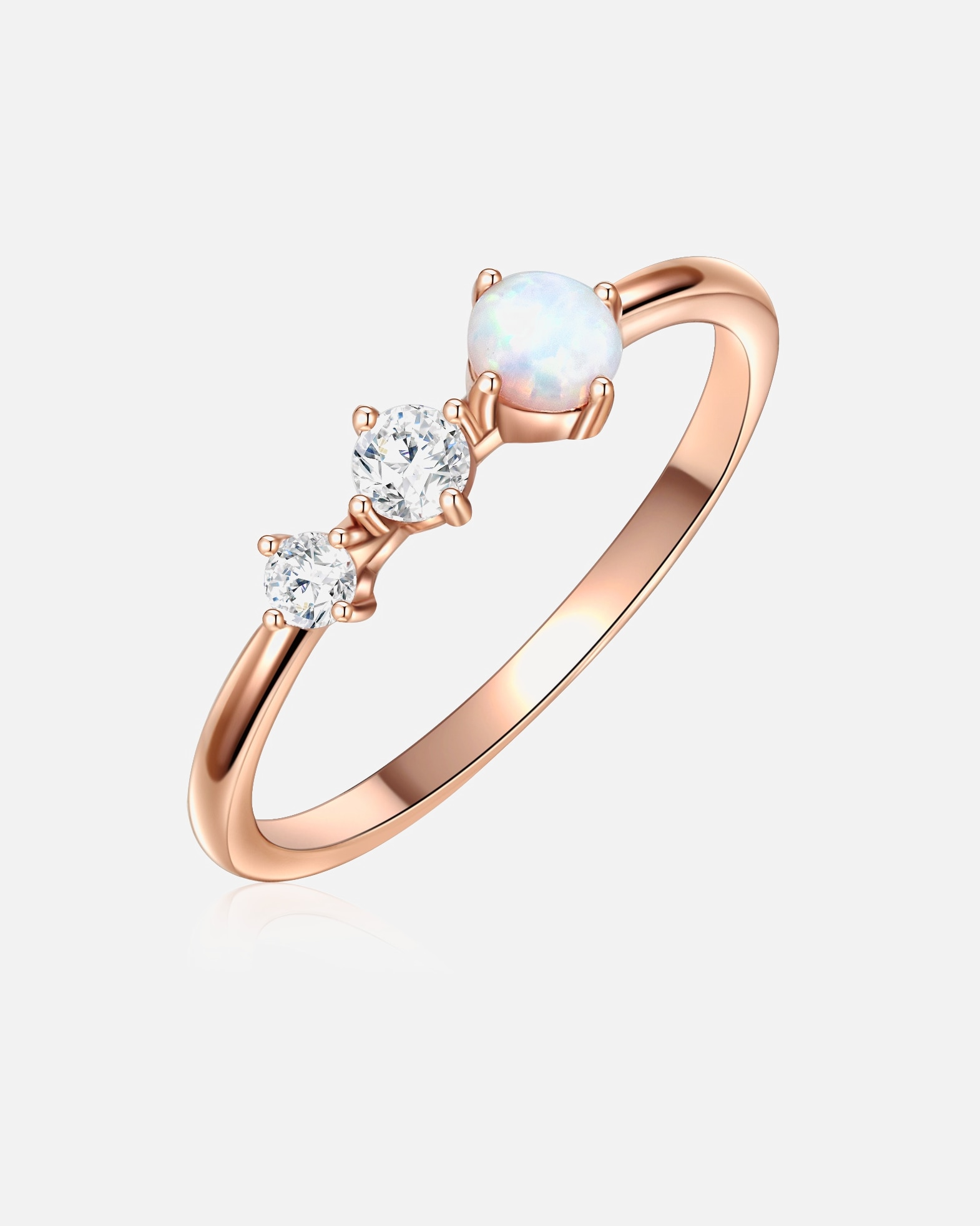 Bague pour Femme Glanzstücke München Bagues or rose 60