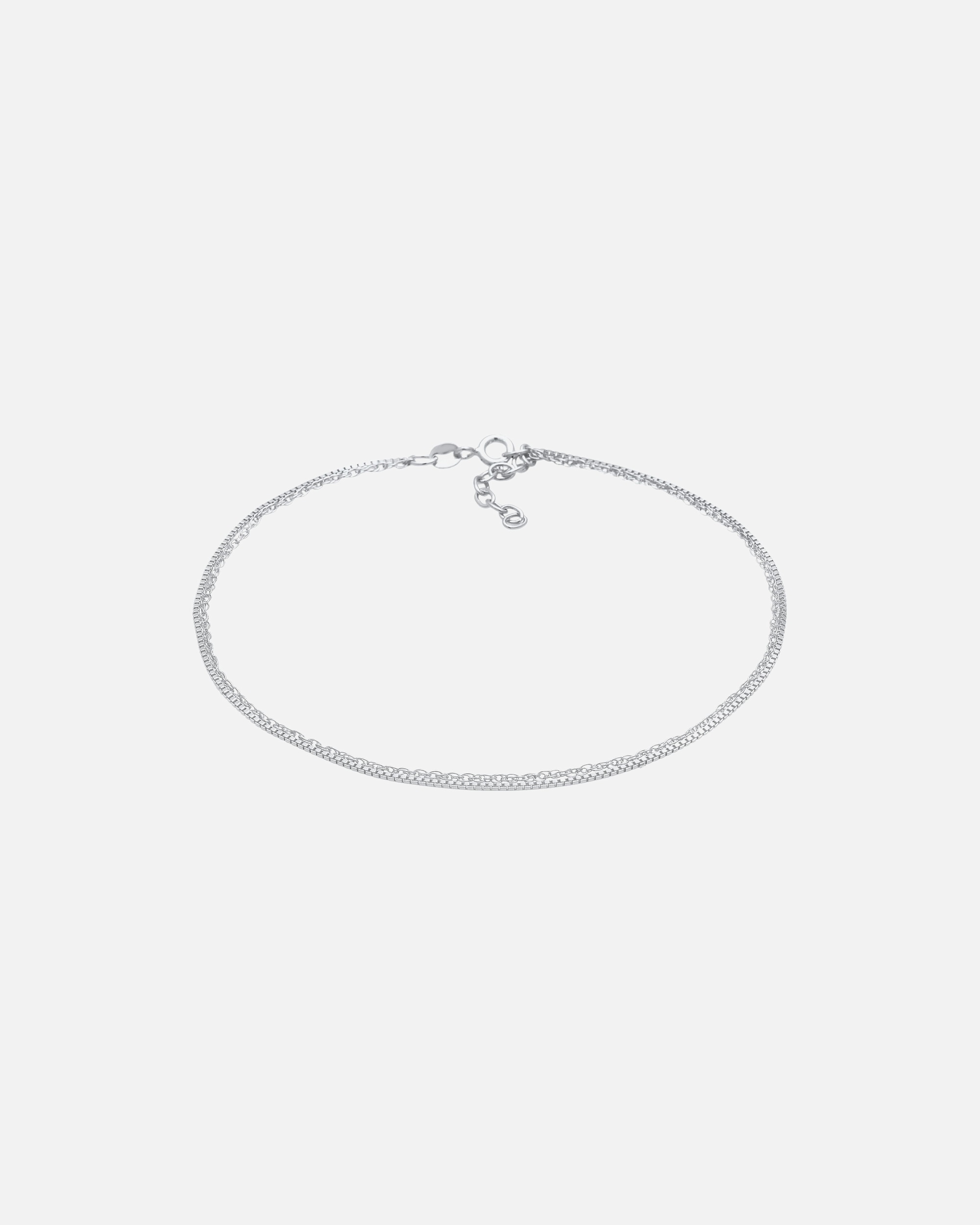 Bijoux pour Femme Elli Collier à maillons en chaîne vénitienne pour femmes, couche de base, été, réglable en argent sterling 925 25