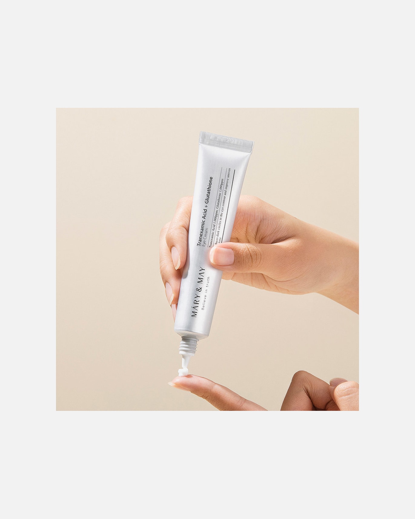 Crème contour des yeux pour Unisexe Tranexamic Acid + Glutathione Eye Cream Kit 3er Set