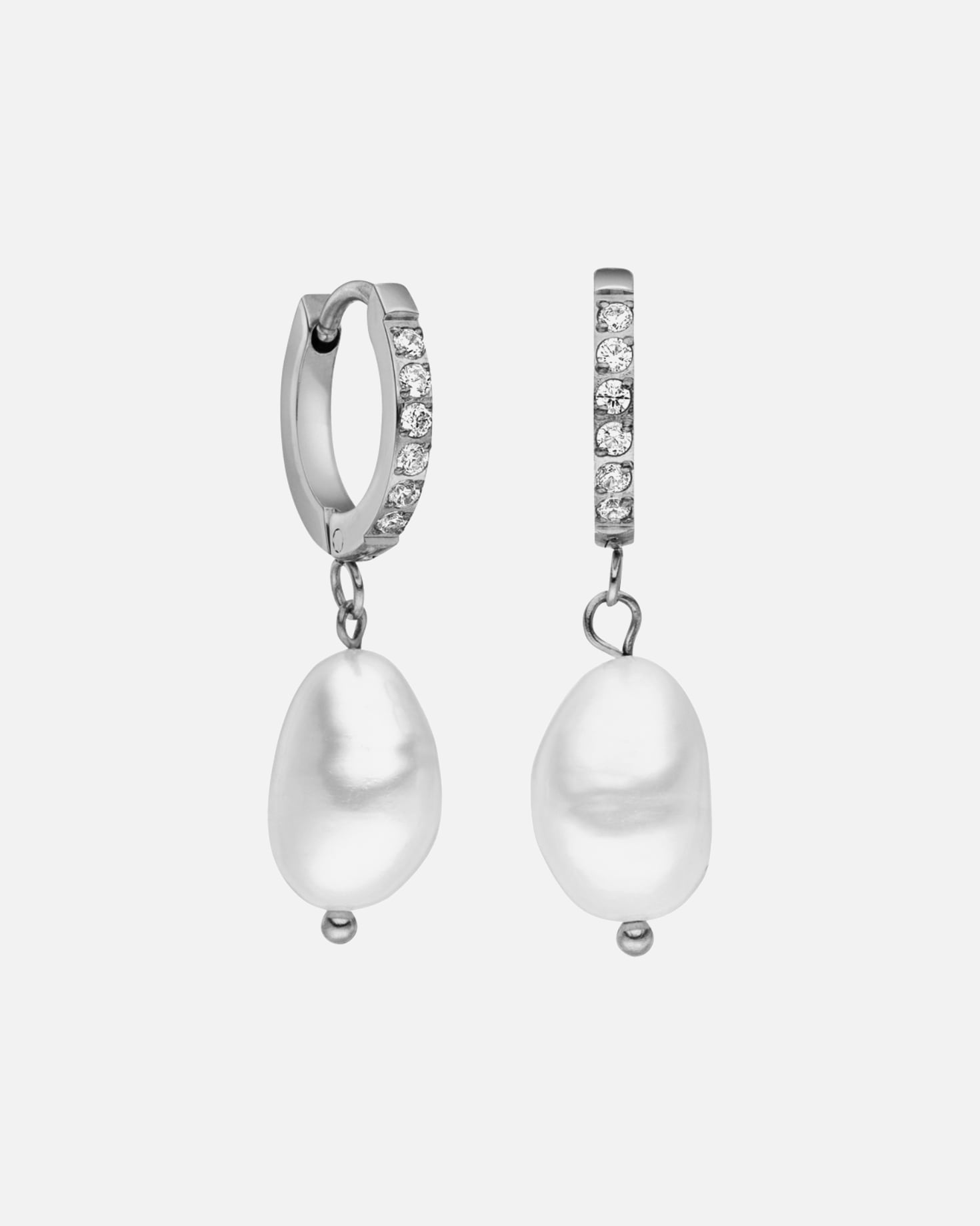 Boucles d'oreilles pour Femme Purelei Malahi Boucles D'Oreilles 100% acier inoxydable Argent