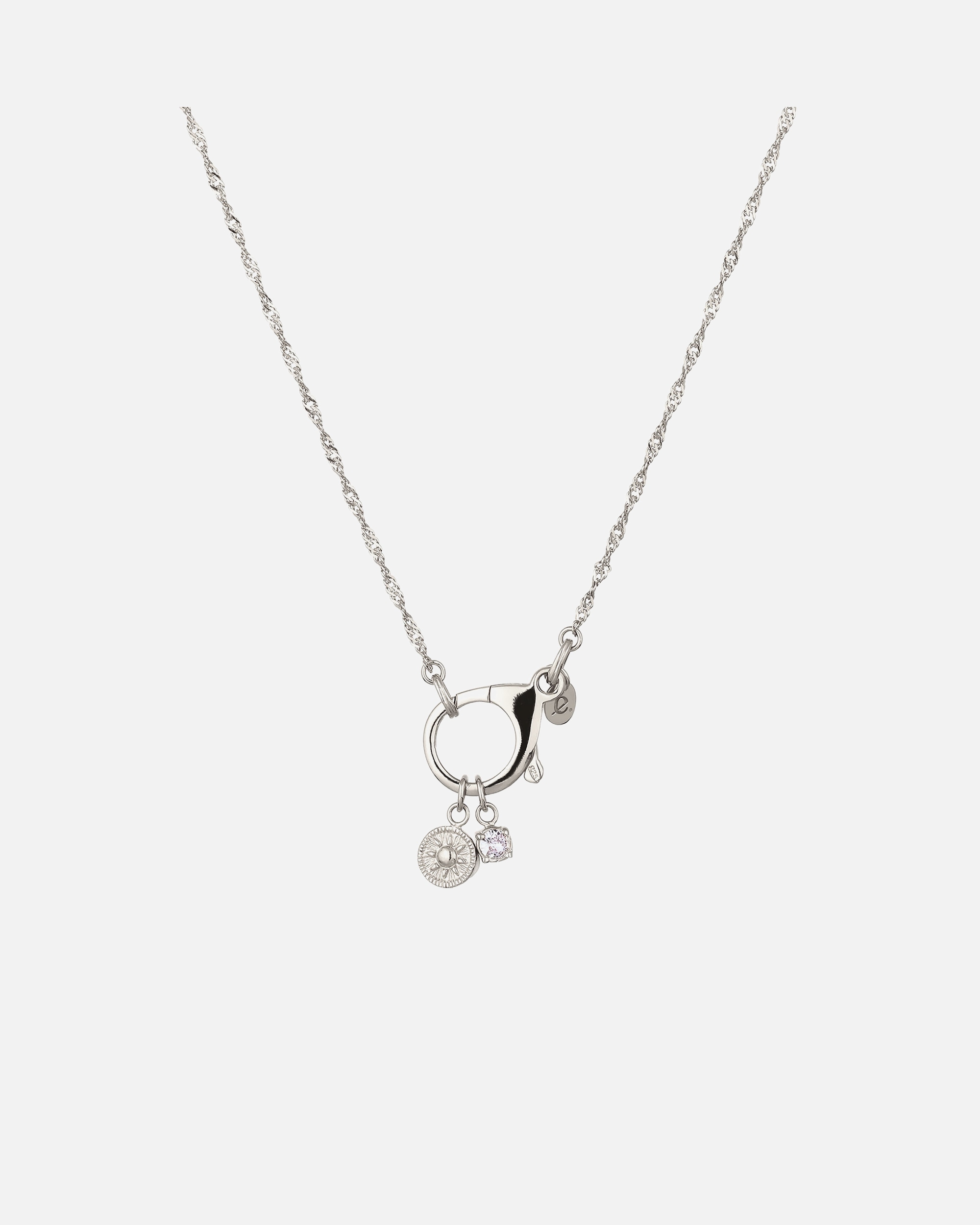 Collier pour Femme Elli PREMIUM Collier court avec pierre Zirconia Blanc 925 Sterling Silver silberfarben