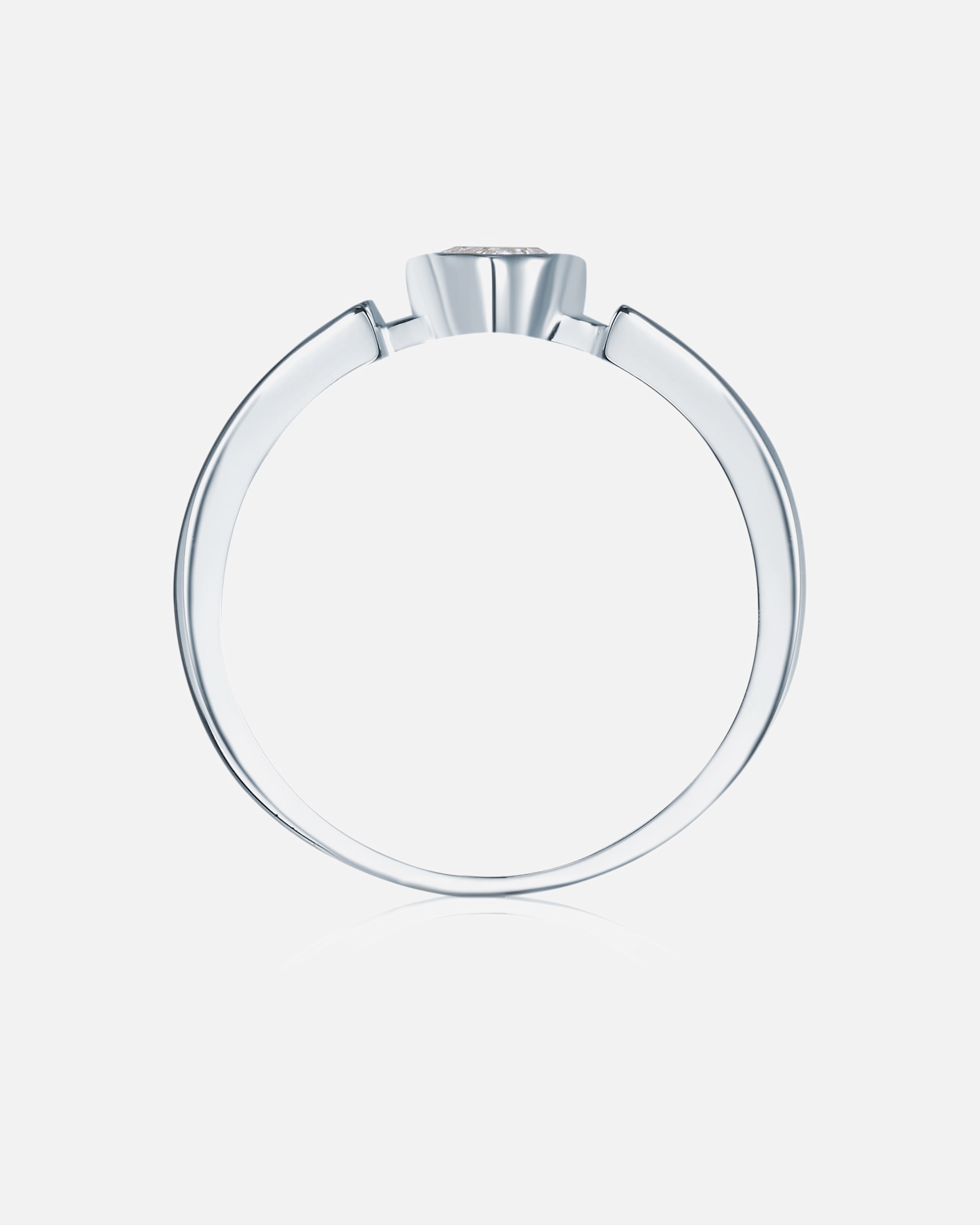 Bague pour Femme Rafaela Donata Bague en argent Coeur Argent sterling Oxyde de zirconium (CZ) en Argent 54