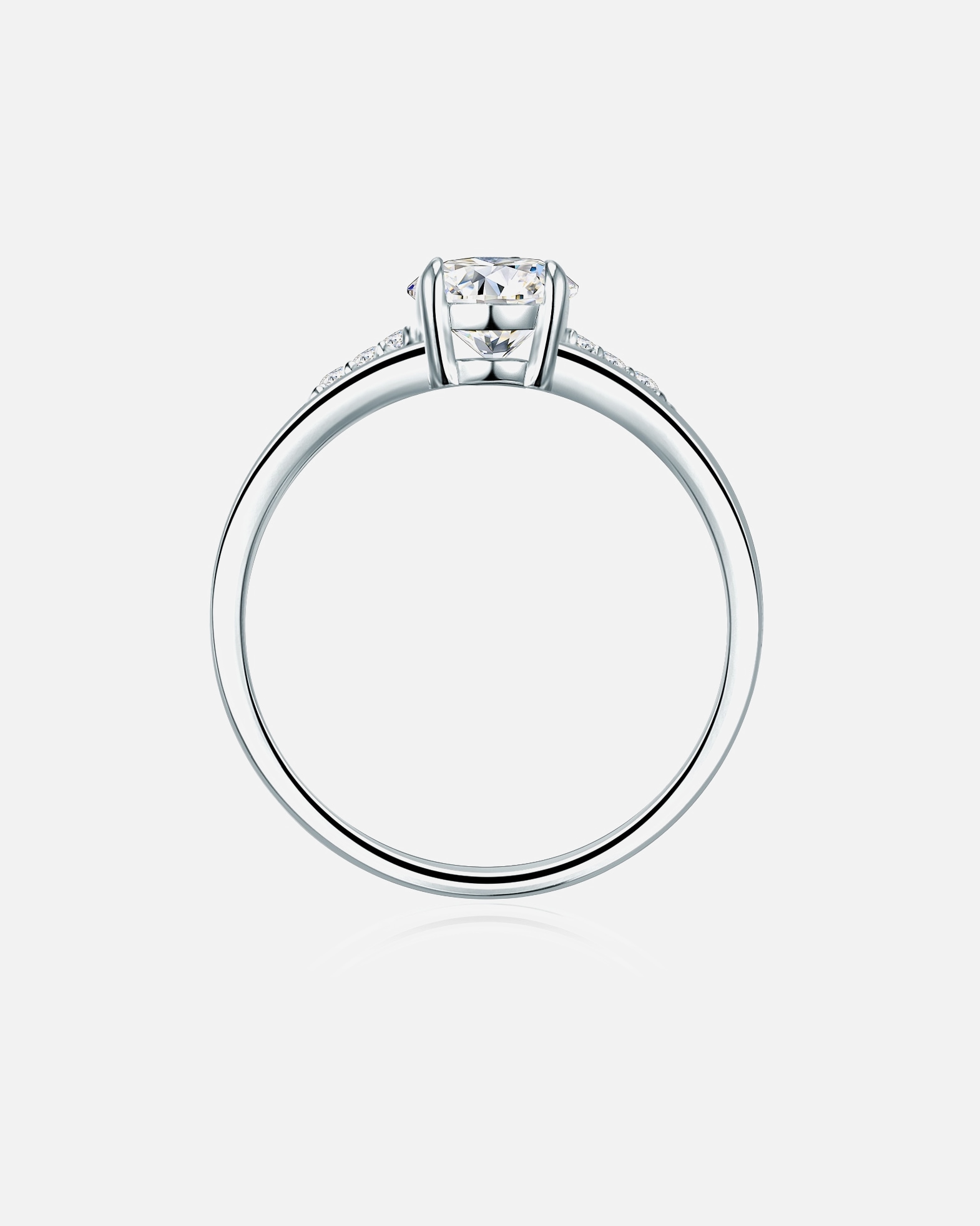 Bague pour Femme Trilani Bague en argent Argent sterling Oxyde de zirconium (CZ) en Argent 50