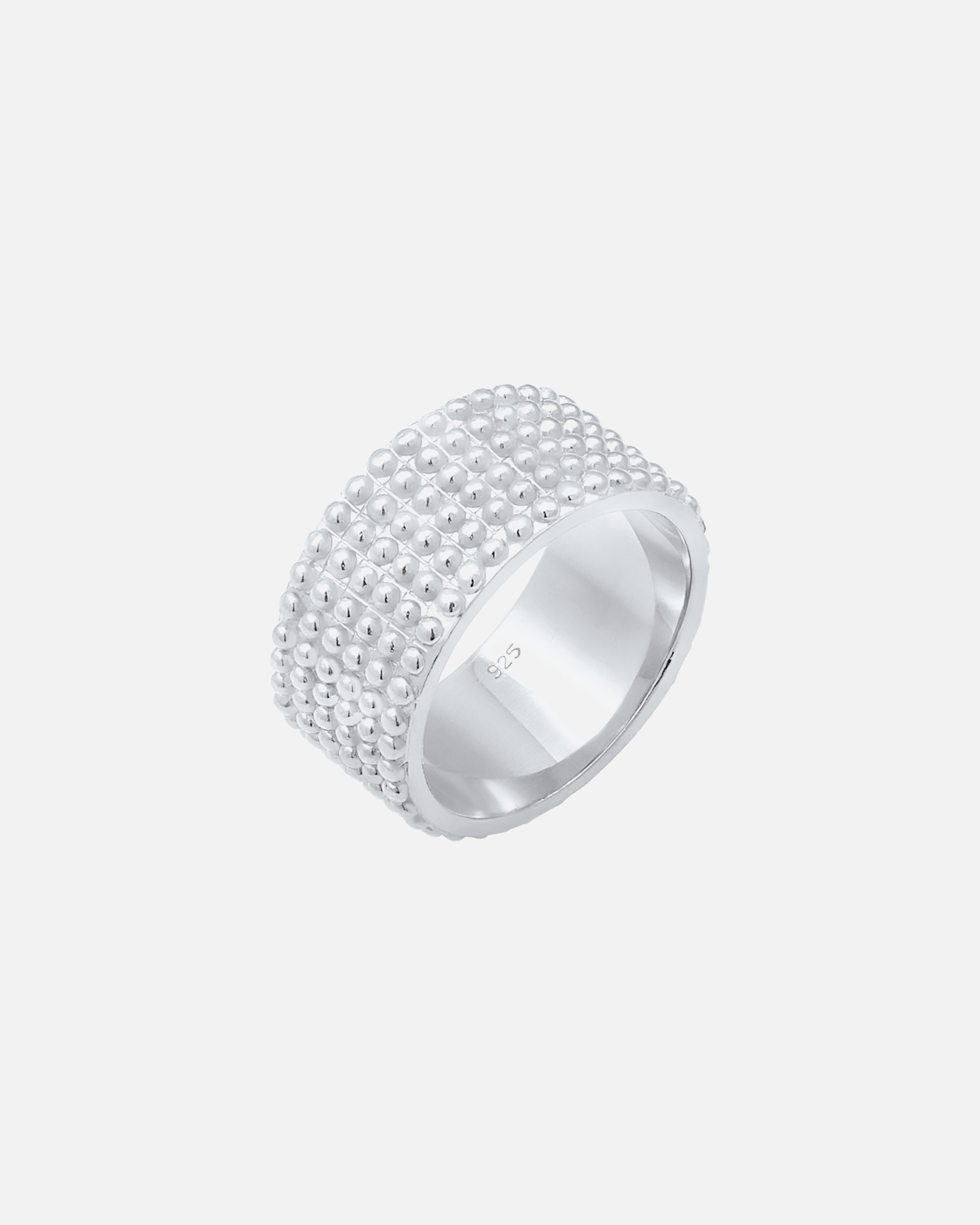 Bague pour Femme Elli Basic anneau de ruban Dots Trend Cool 925 Argent 52