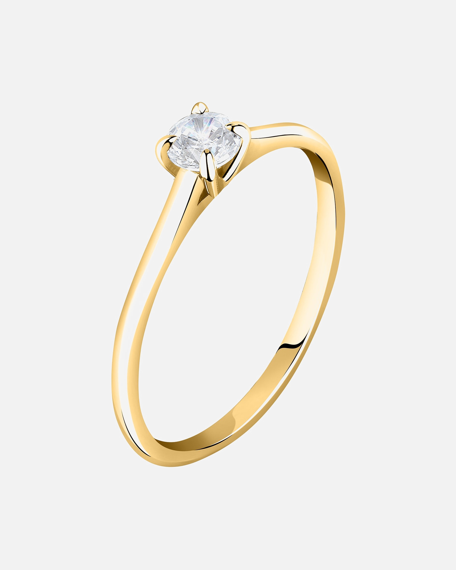 Bague pour Femme Live Diamond Bagues or jaune 54
