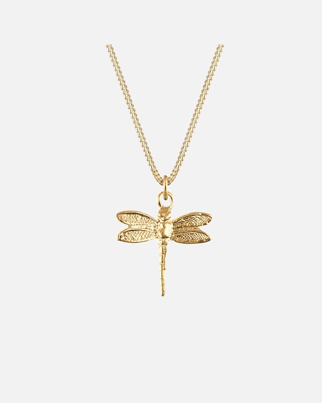 Elli Collana Donna Con Ciondolo Libellula In Filigrana - Argento Sterling 925, Fatto A Mano, Gioiello Sostenibile