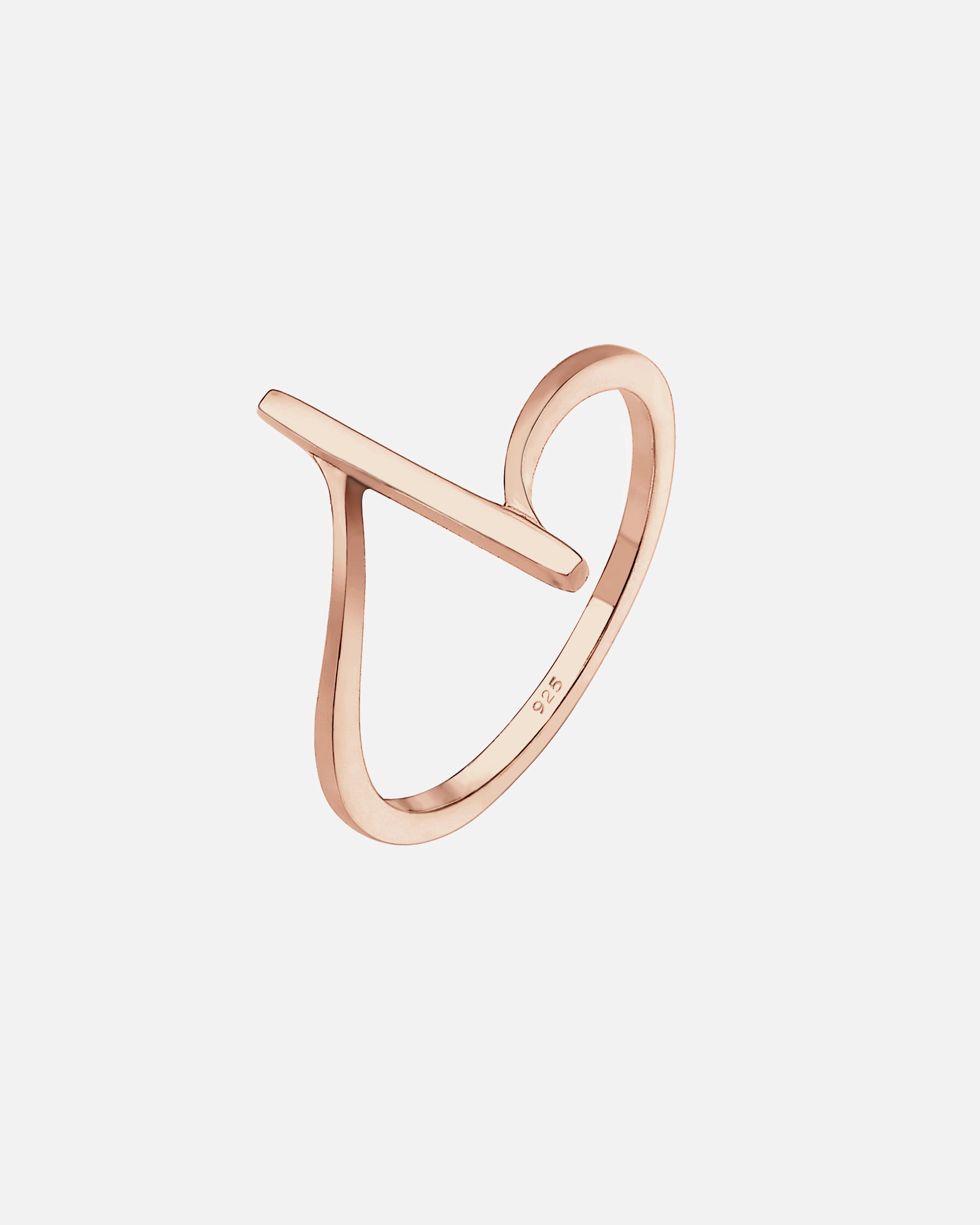 Bague pour Femme Elli Bague à ruban Géo Formes Cool Basic Minimal 52