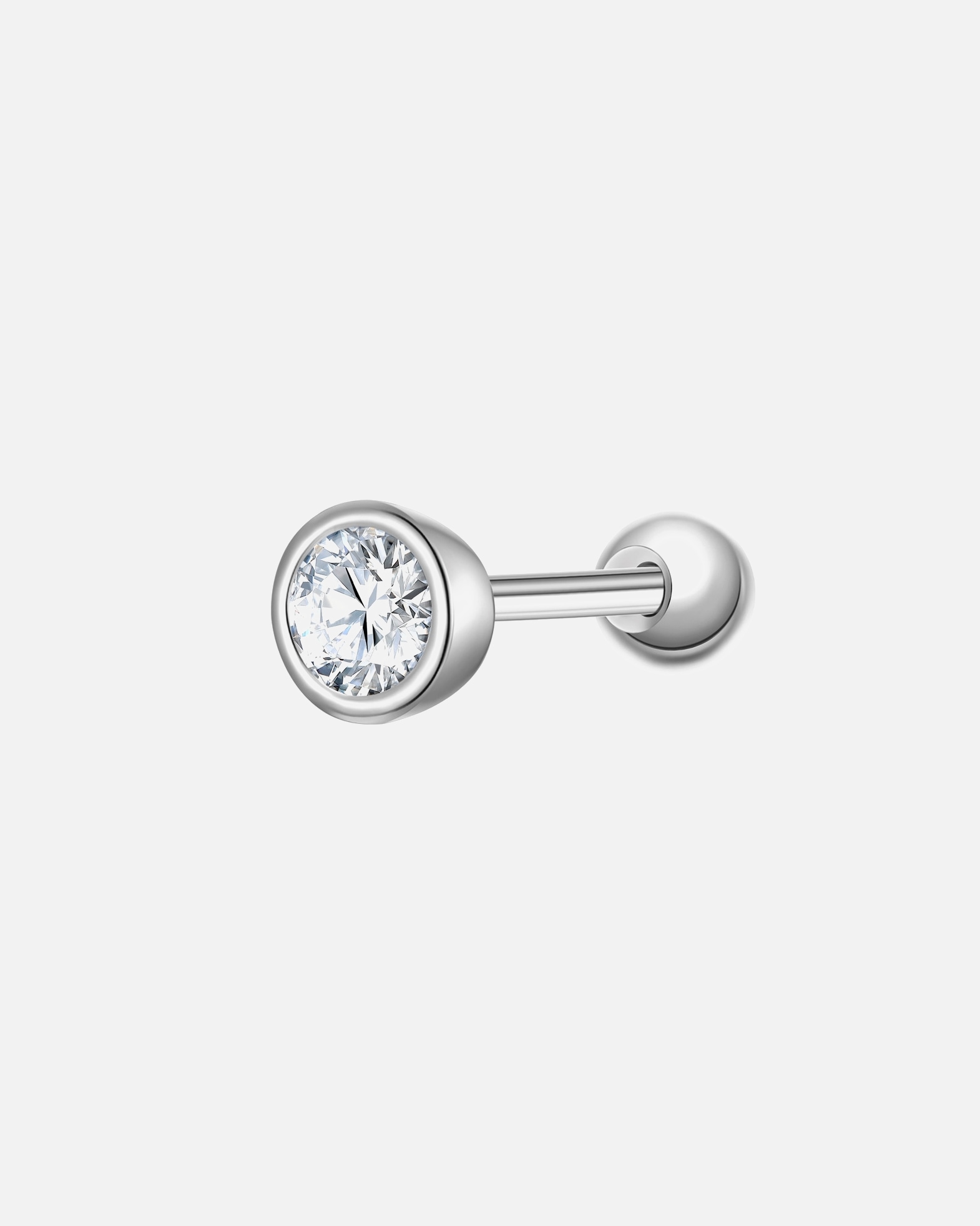 Boucles d'oreilles pour Femme Glanzstücke München Boucles d´oreilles en Argent sterling en Argent 4,1 mm