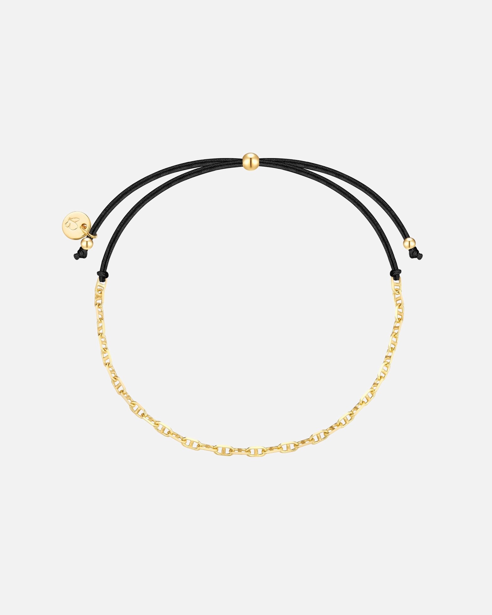 Bracelet pour Femme Glanzstücke München Bracelet en argent sterling en or jaune Réglable 15,0 - 22,0 cm