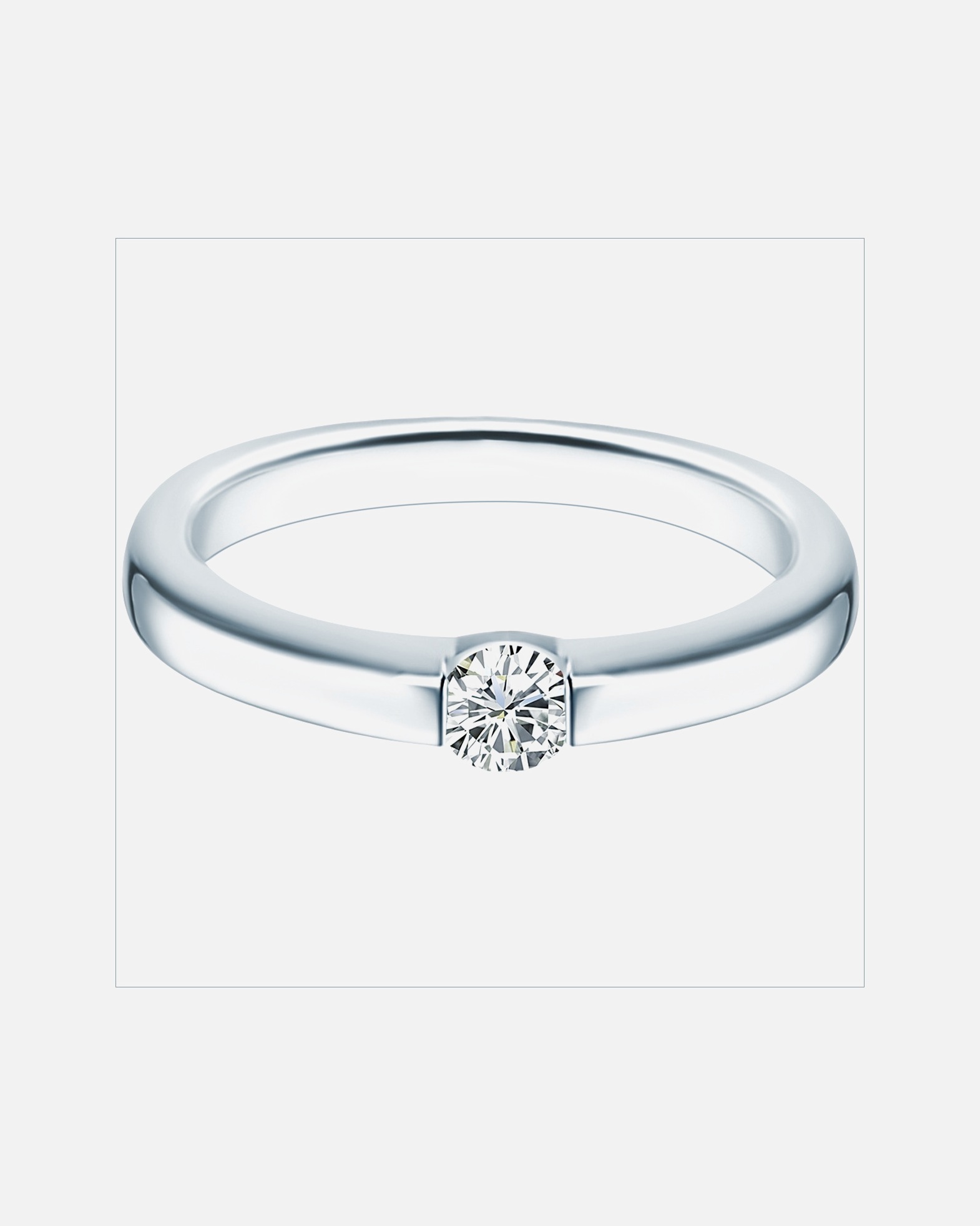 Bague pour Femme Bague en argent Argent sterling Oxyde de zirconium (CZ) en Argent 48
