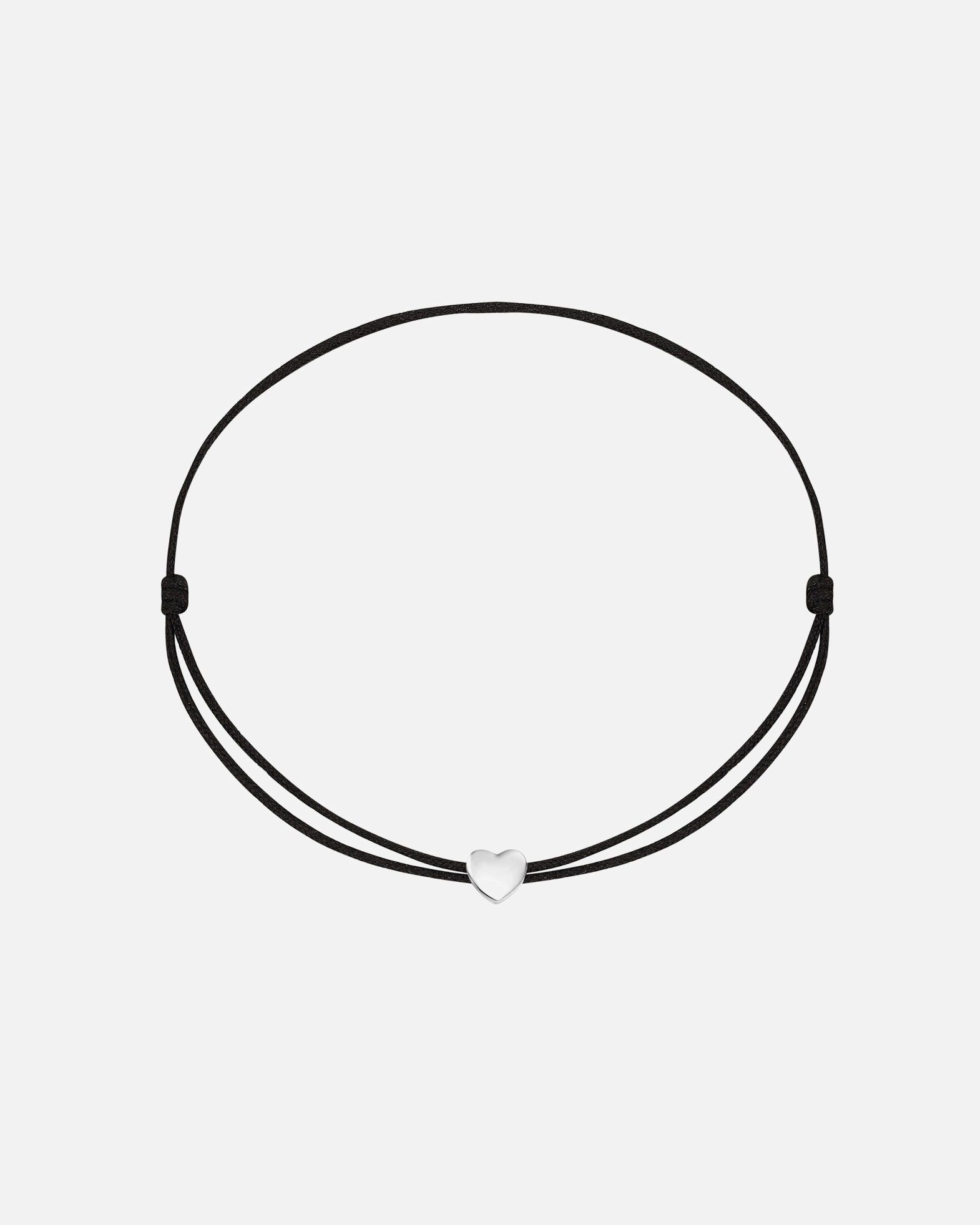 Bracelet pour Femme Rafaela Donata Bracelet Coeur en Argent sterling en Argent Réglable 15,0 - 22,0 cm