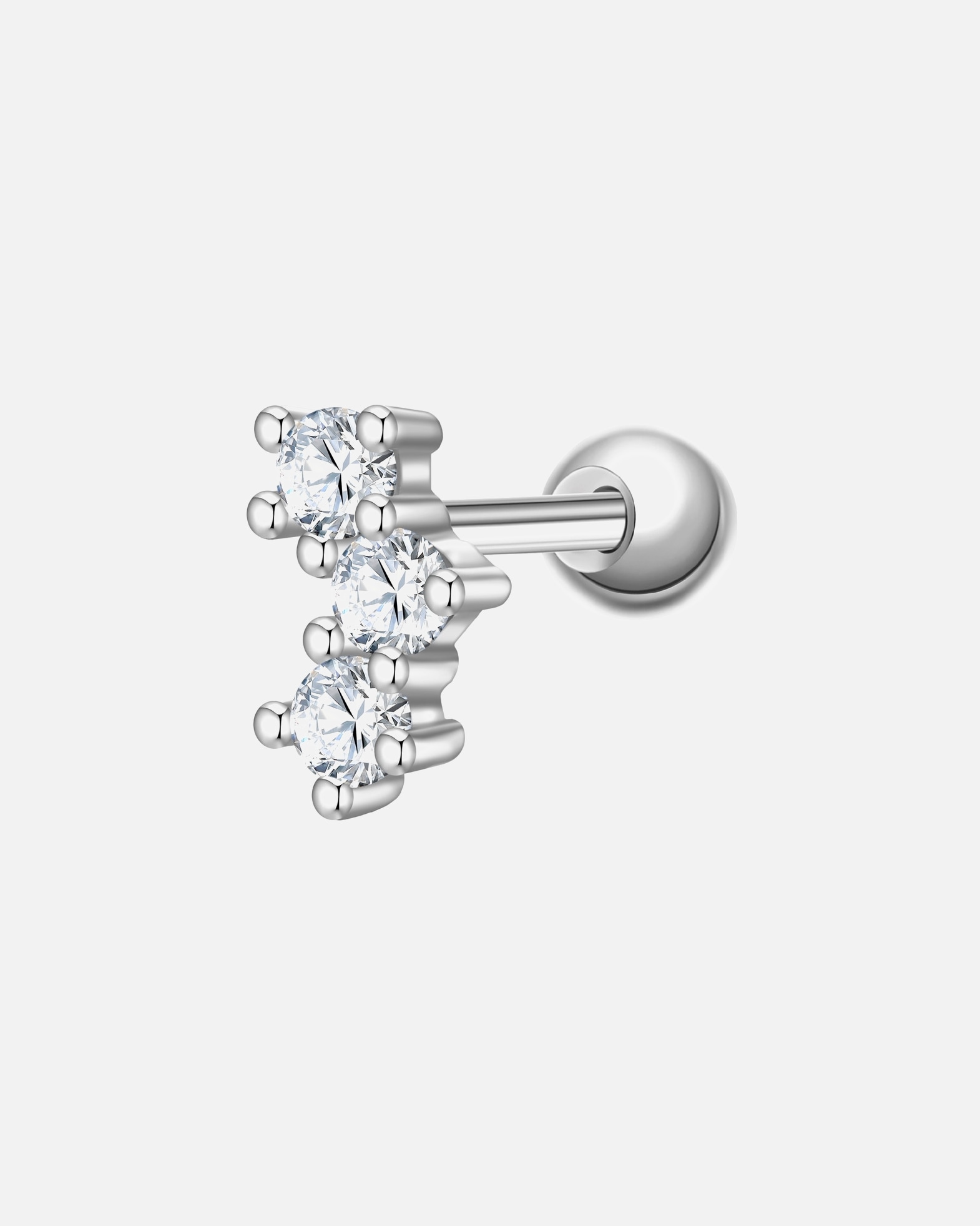 Boucles d'oreilles pour Femme Glanzstücke München Boucles d´oreilles en Argent sterling en Argent 6,4 mm