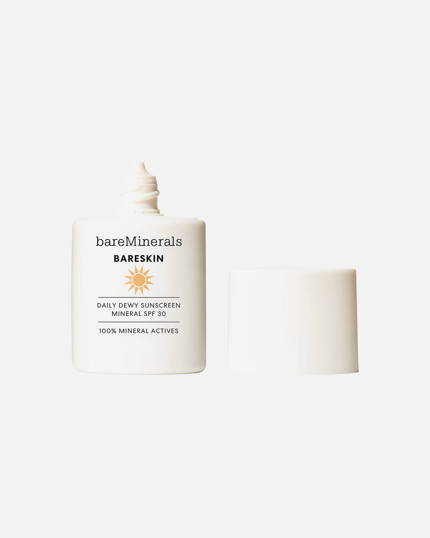 Crème solaire pour le visage pour Unisexe bareMinerals BARESKIN Daily Dewy Sunscreen Mineral SPF 30 Sheer Untinted