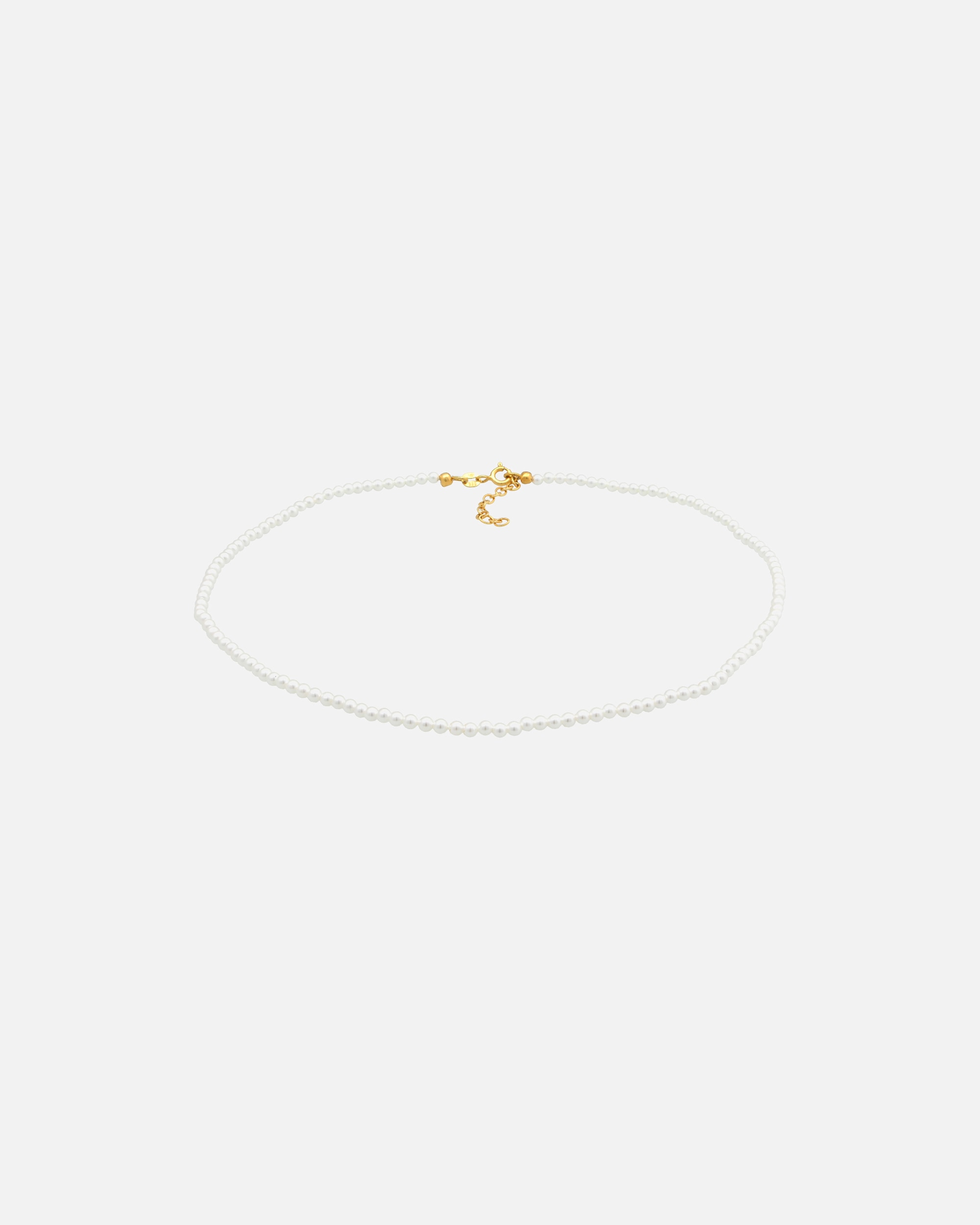 Collier pour Femme Elli Femmes choker tendance avec perles de coquillage en argent sterling 925 goldfarben