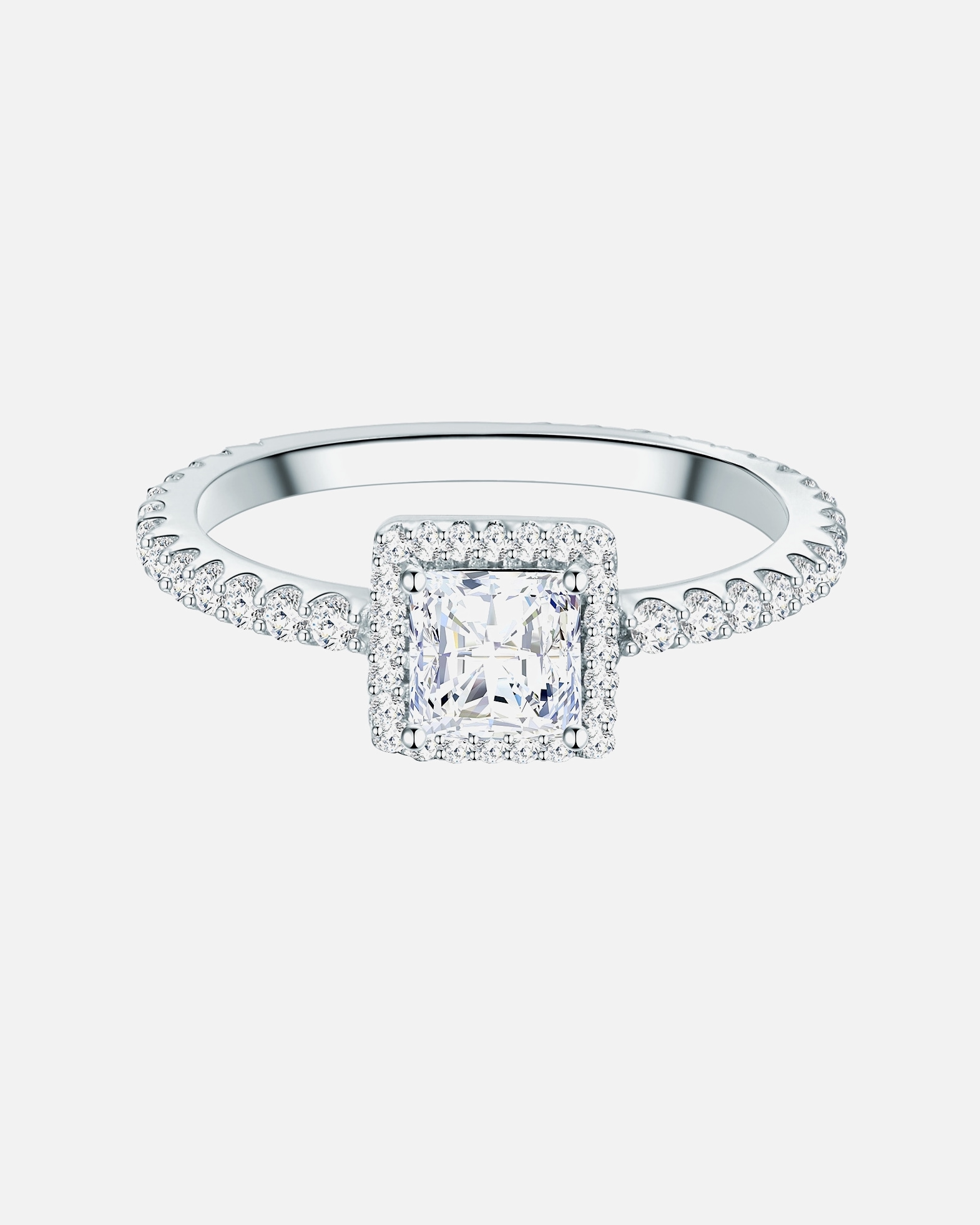 Bague pour Femme Trilani Bague en argent Argent sterling Oxyde de zirconium (CZ) en Argent 56