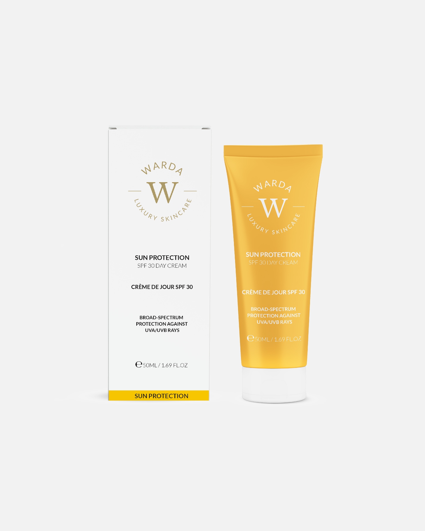 Crème solaire pour Femme WARDA LUXURY SKINCARE Crème de jour SPF30 1 pièce